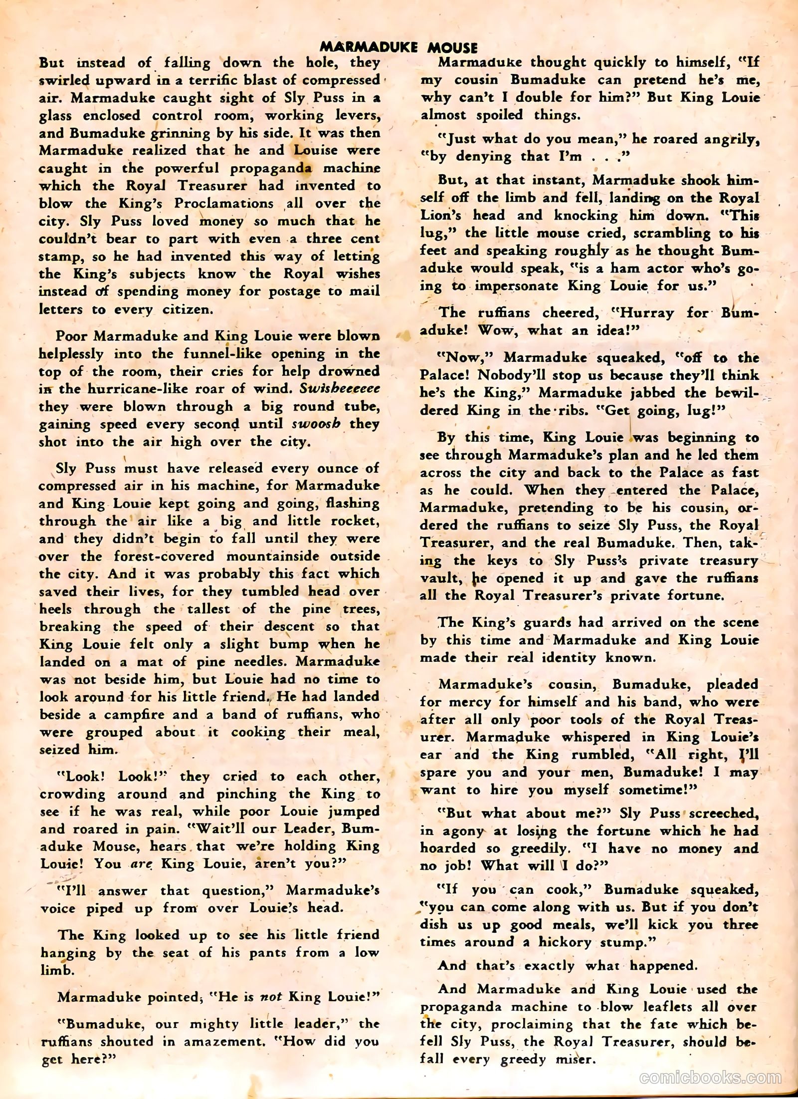 Marmaduke Mouse #6 — page 38 of 52