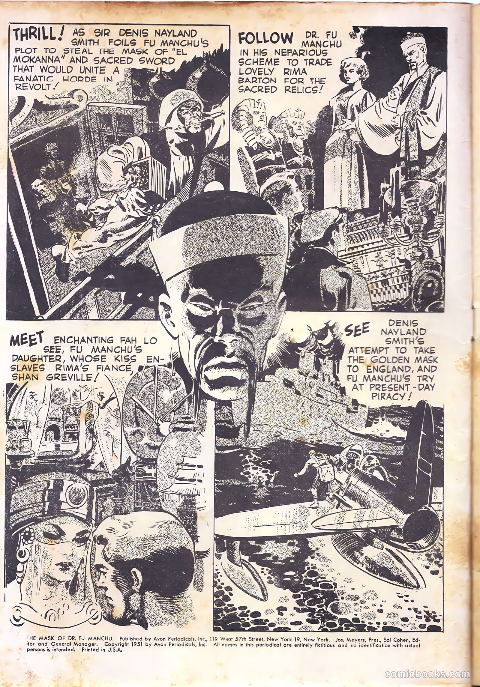 Mask of Dr. Fu Manchu #1 — page 2 of 36