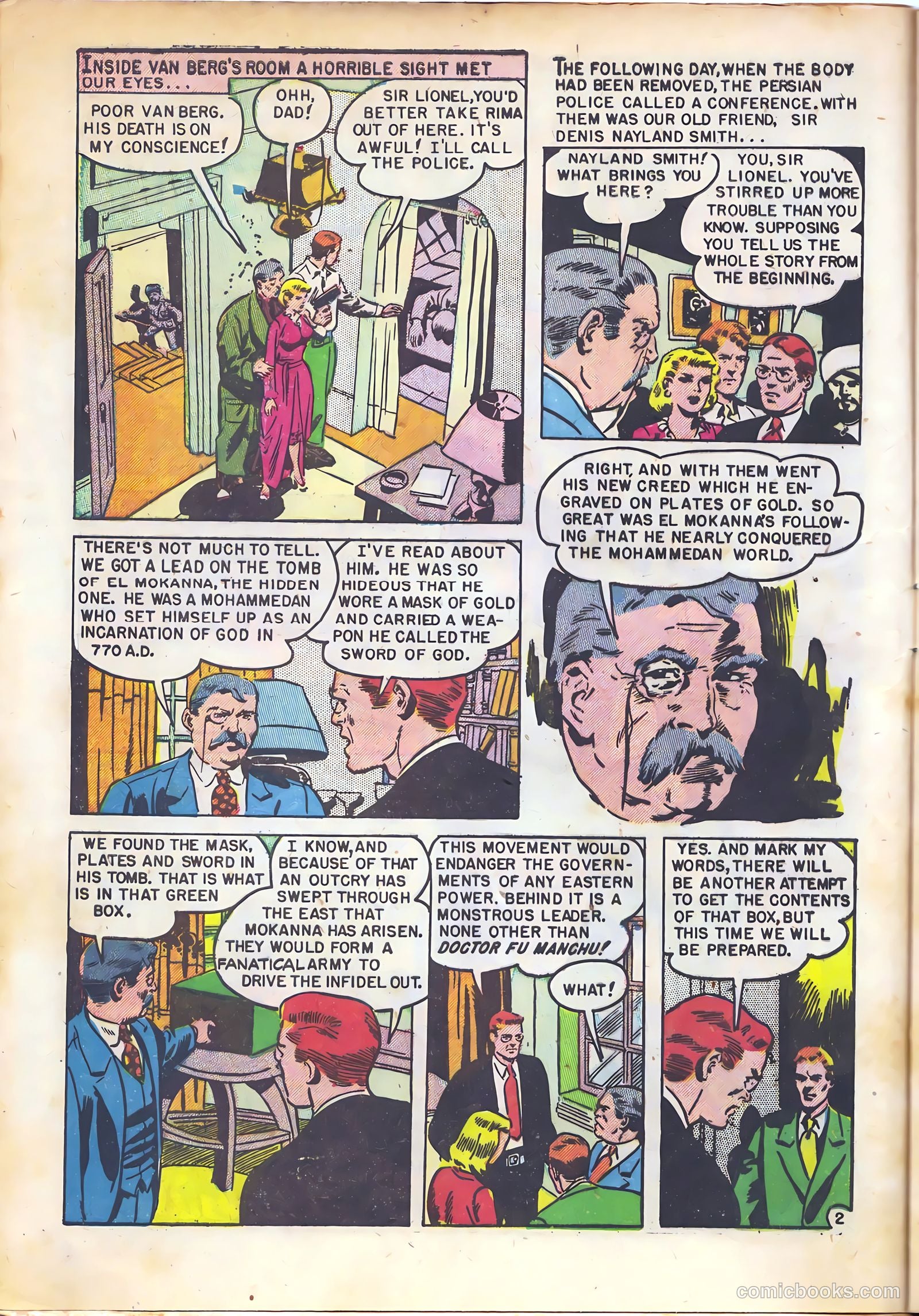 Mask of Dr. Fu Manchu #1 — page 4 of 36