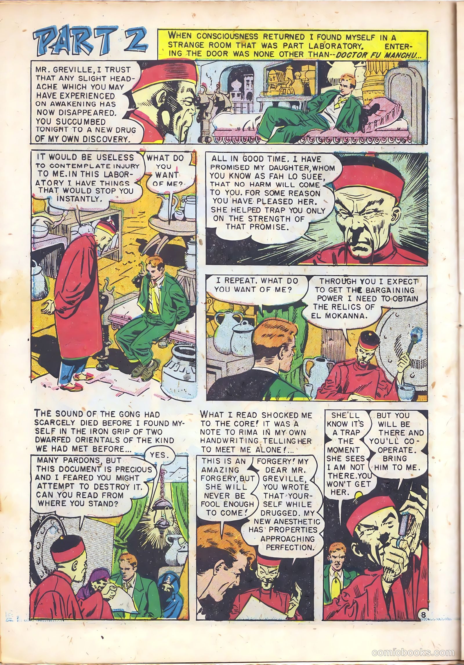 Mask of Dr. Fu Manchu #1 — page 10 of 36