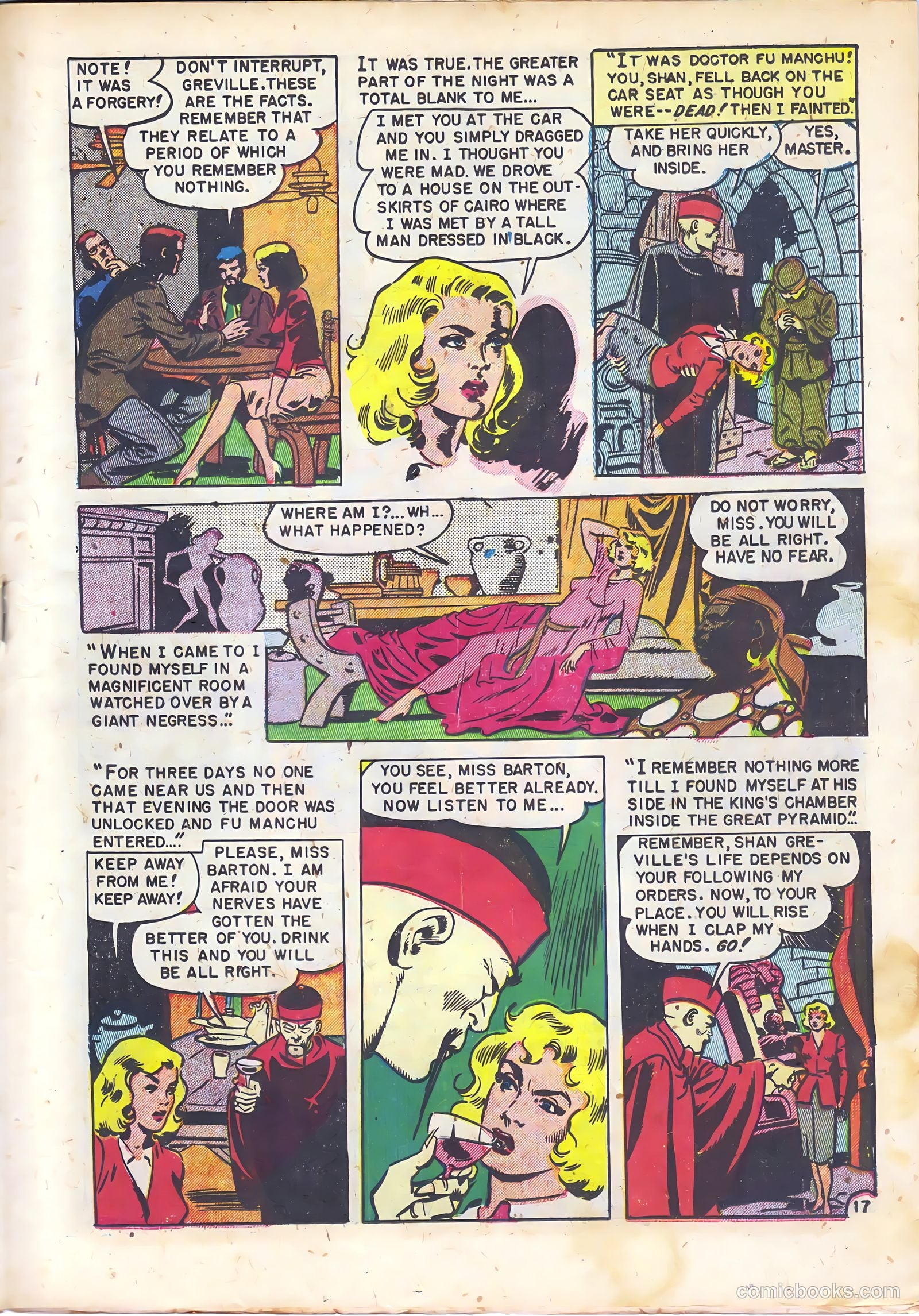Mask of Dr. Fu Manchu #1 — page 19 of 36
