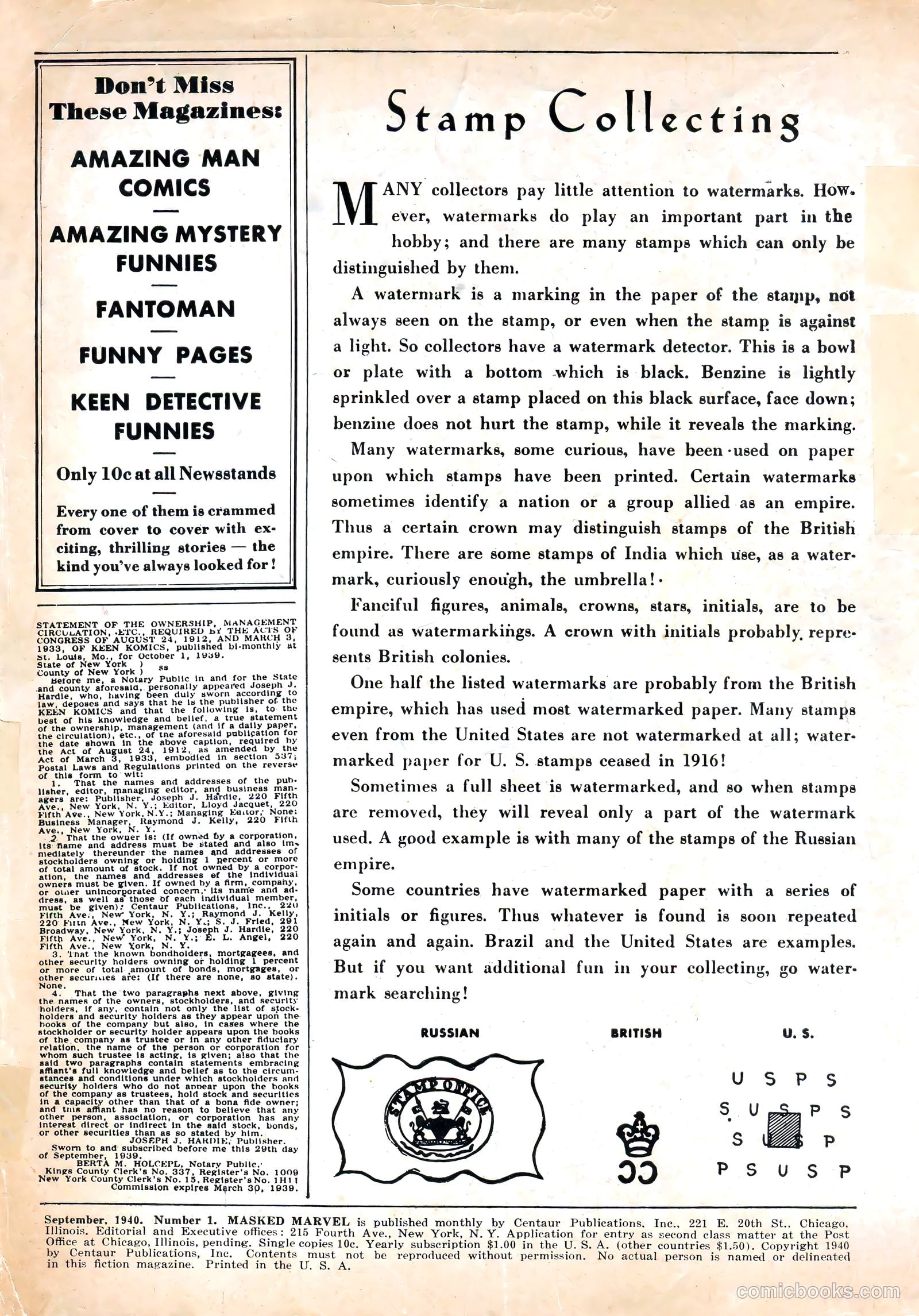 Masked Marvel #1 — page 2 of 68