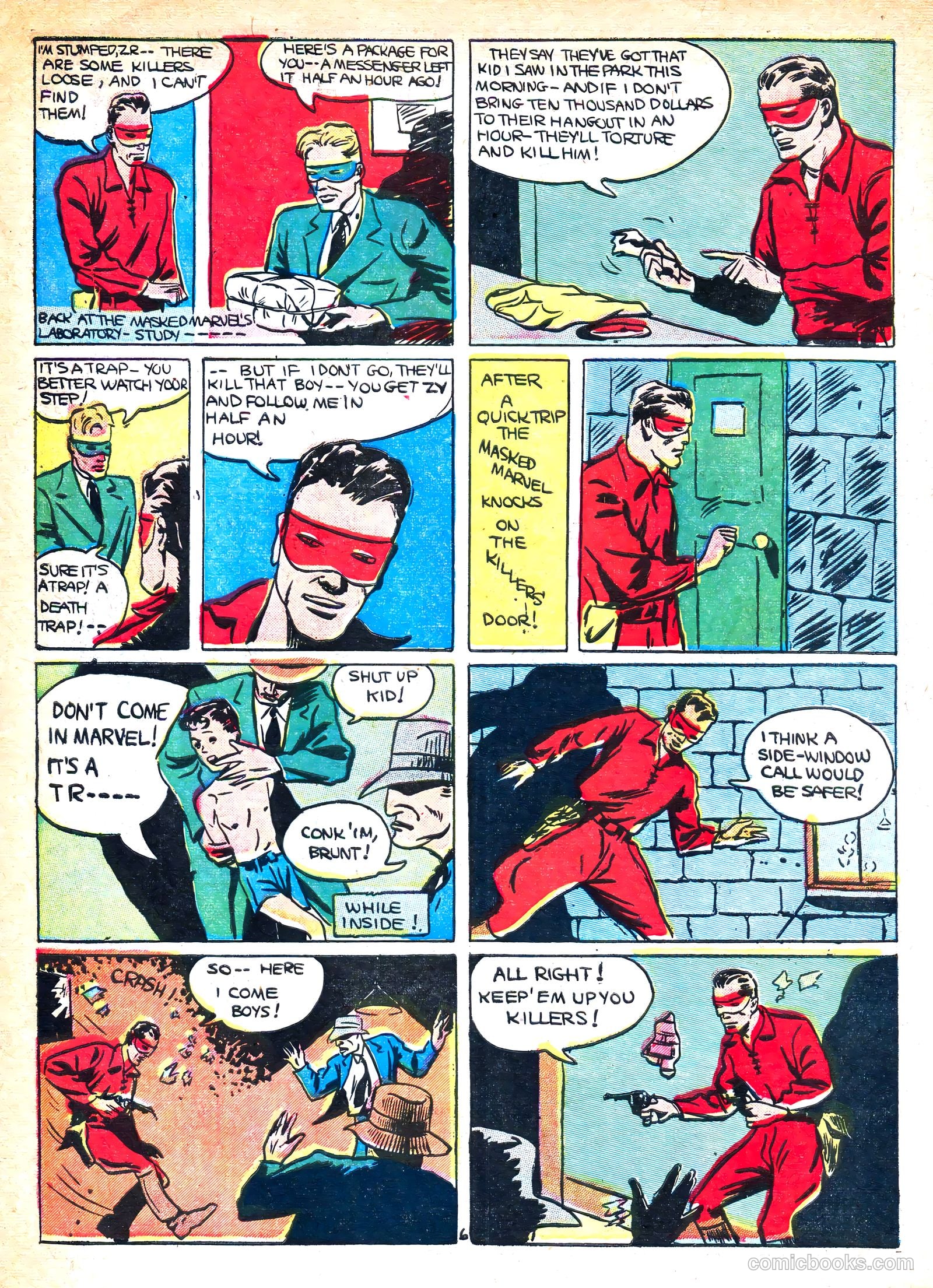 Masked Marvel #1 — page 8 of 68