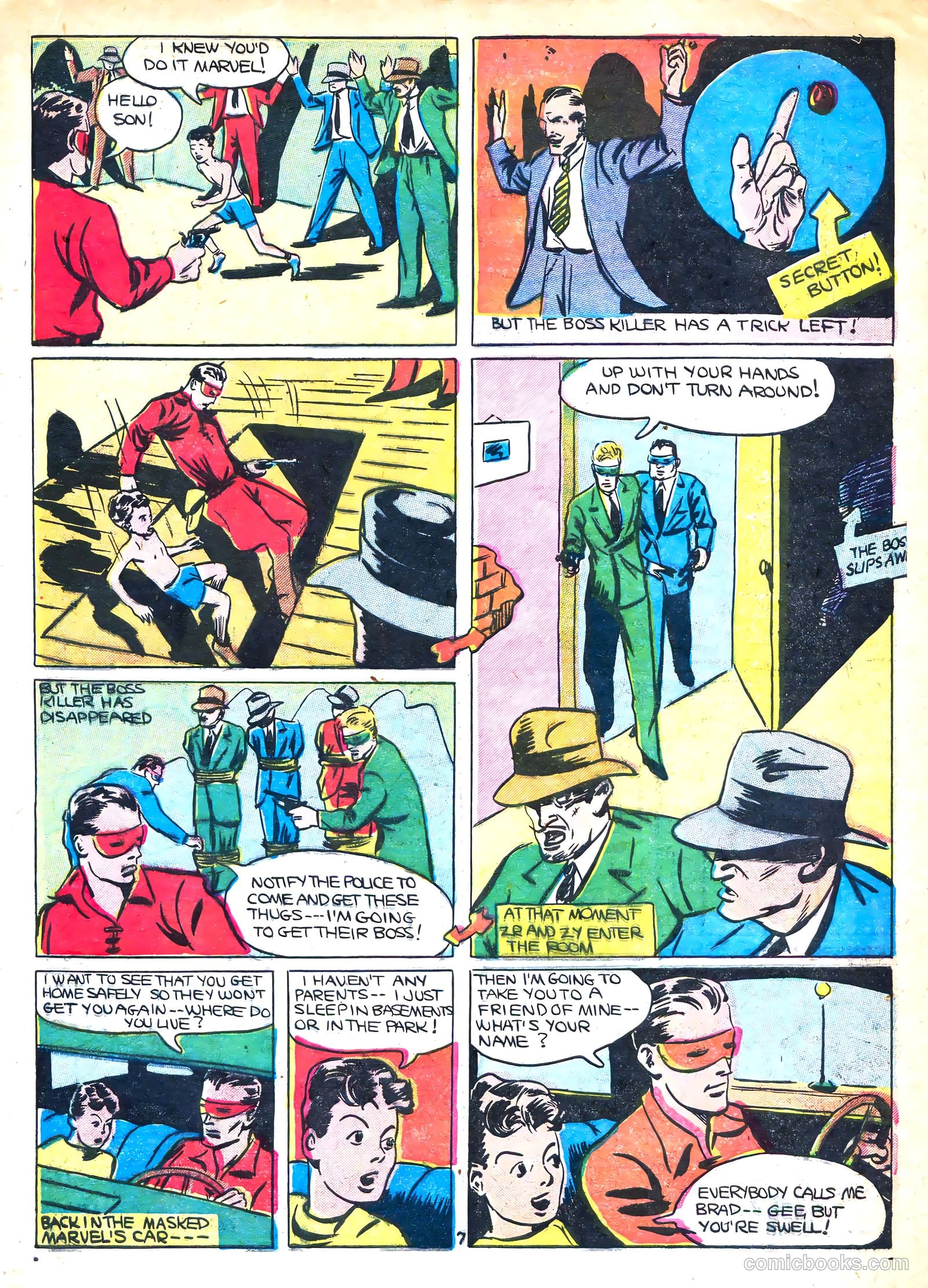 Masked Marvel #1 — page 9 of 68