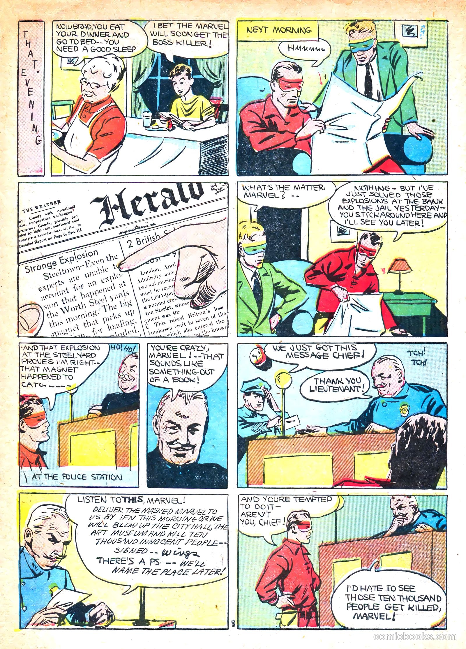 Masked Marvel #1 — page 10 of 68
