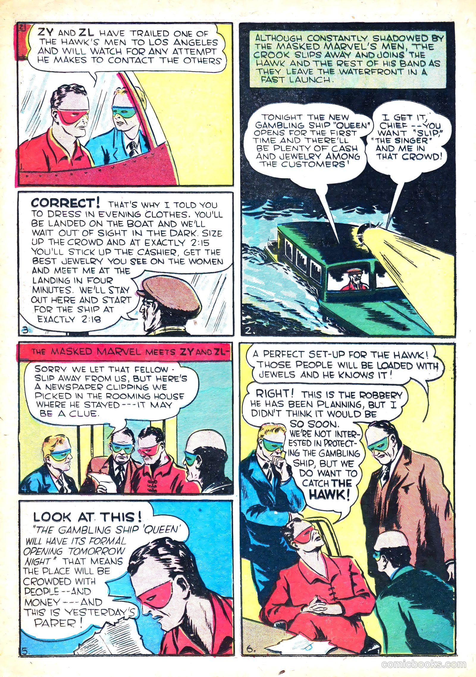 Masked Marvel #1 — page 14 of 68