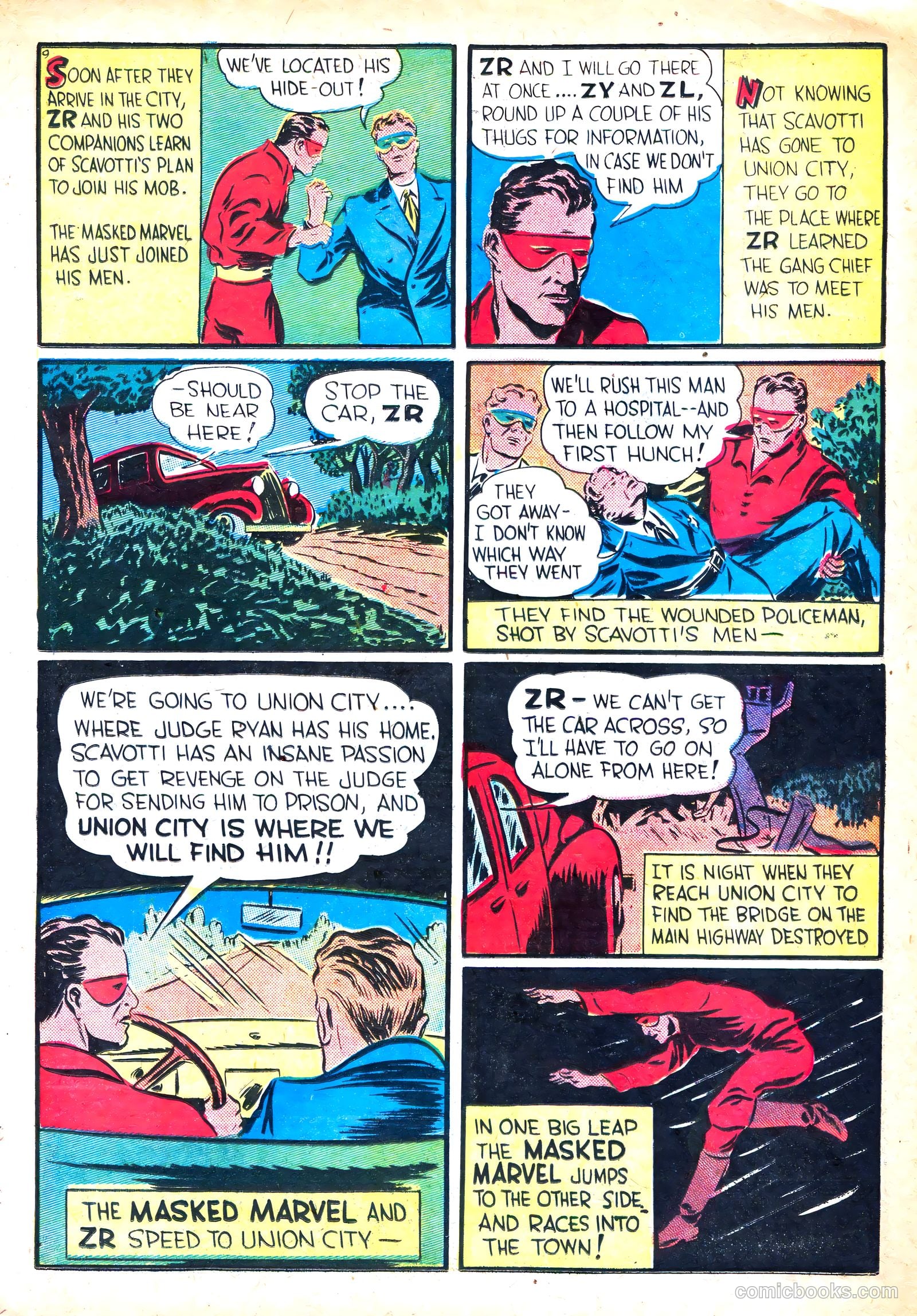 Masked Marvel #1 — page 31 of 68