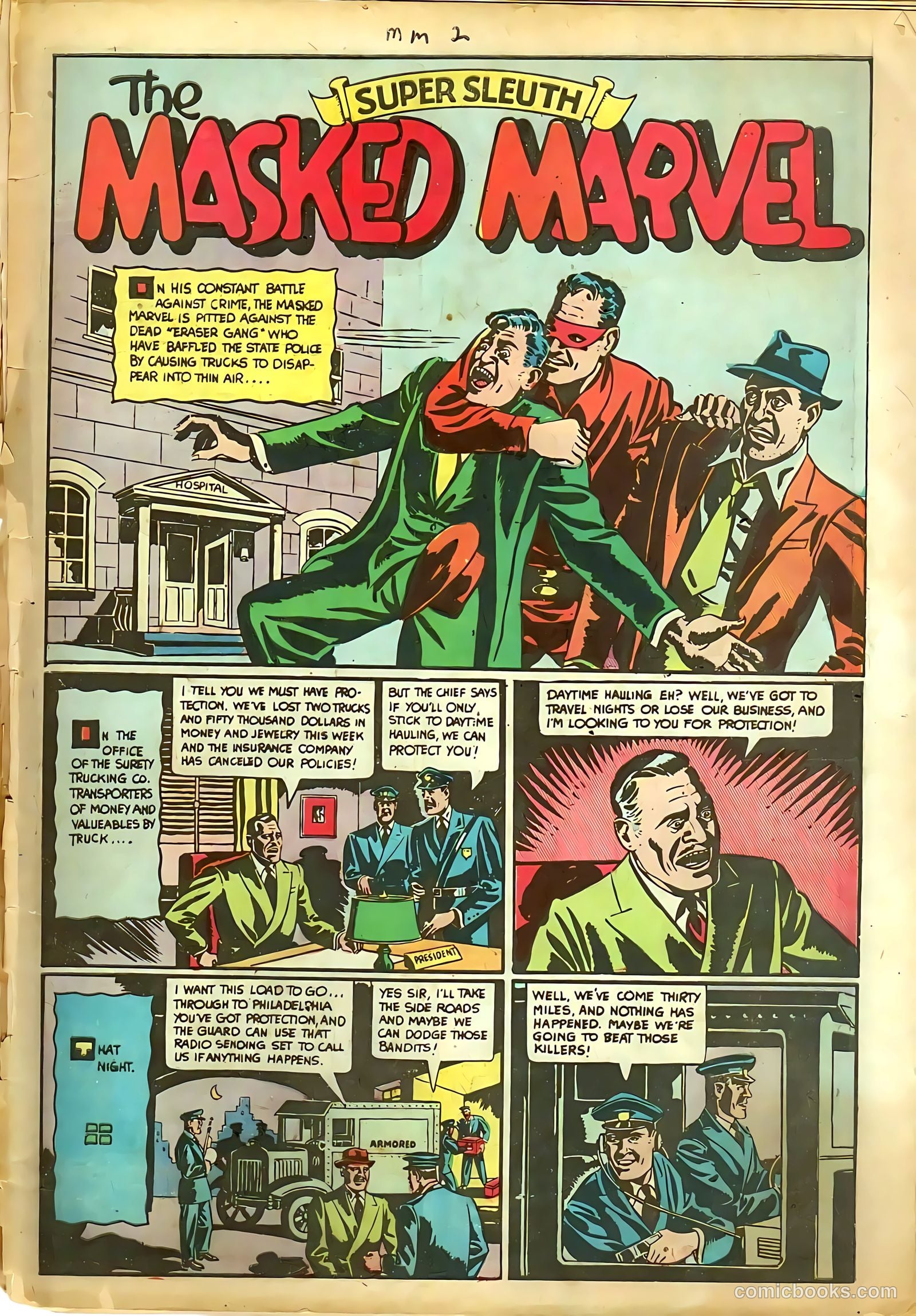 Masked Marvel #2 — page 2 of 69