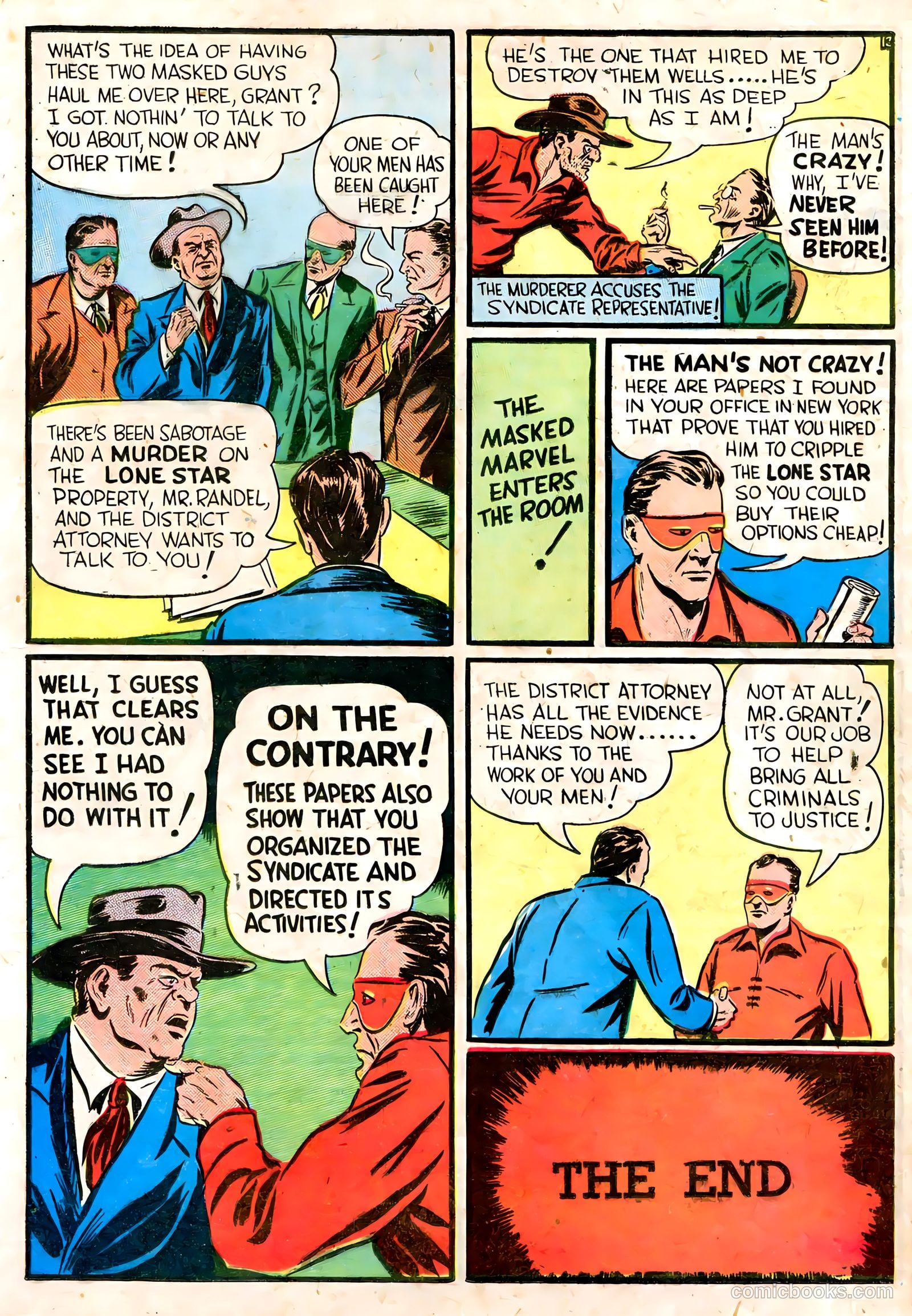 Masked Marvel #2 — page 33 of 69