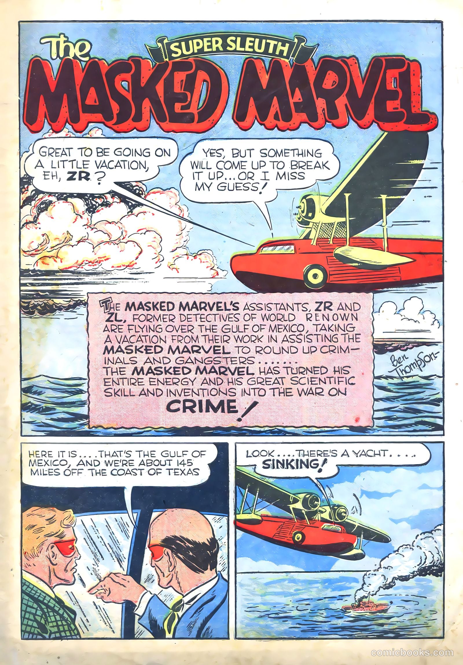 Masked Marvel #3 — page 2 of 66