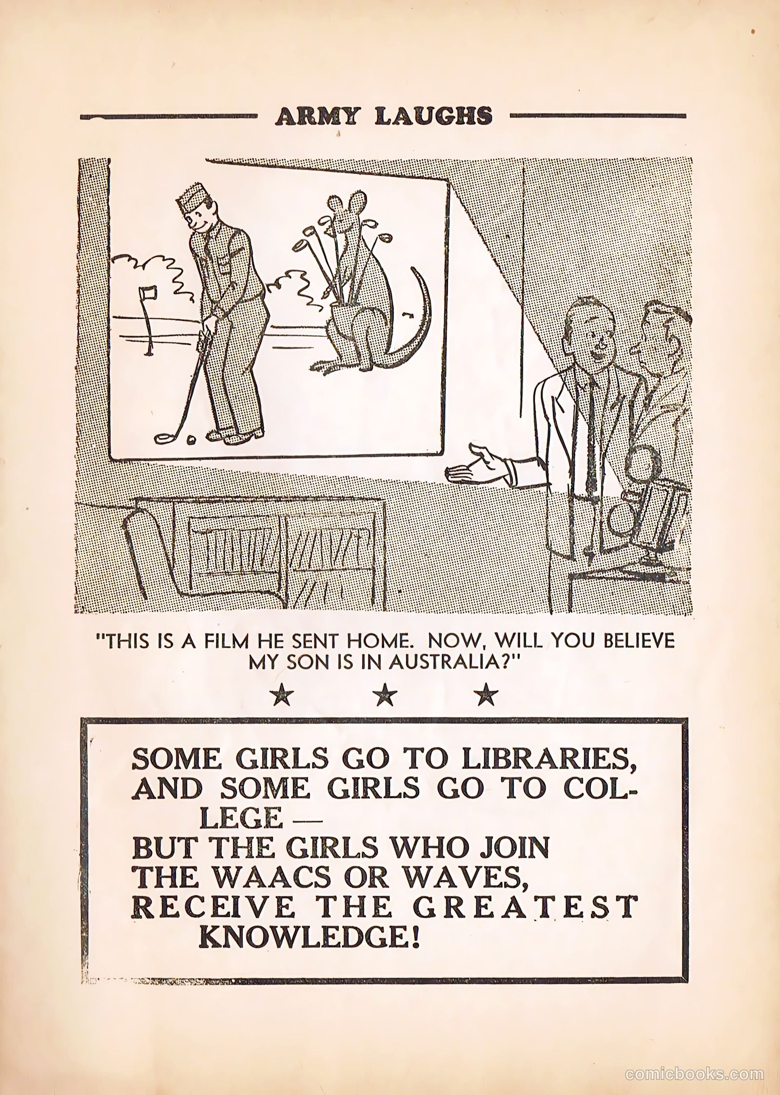 Army Laughs #4 — page 42 of 66