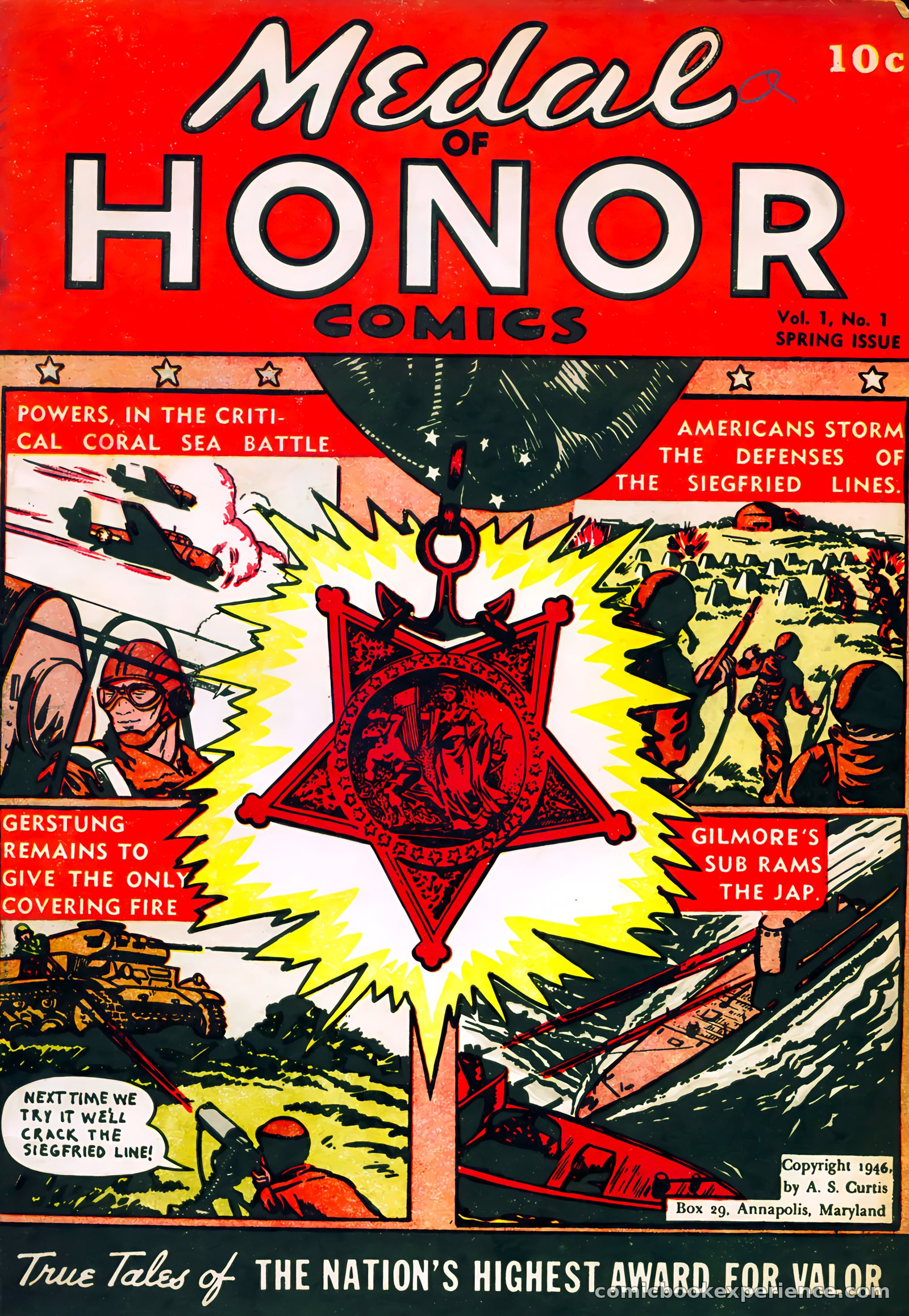 Medal of Honor Comics #1 — page 1 of 34