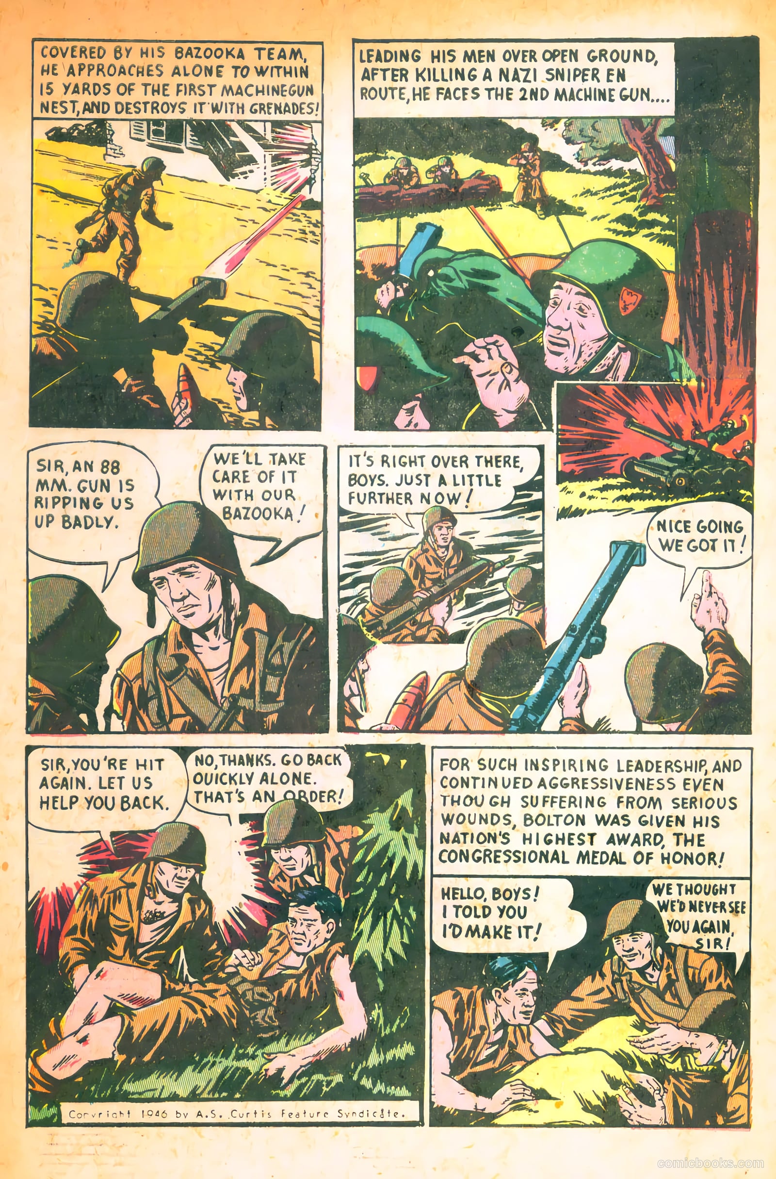 Medal of Honor Comics #1 — page 33 of 34