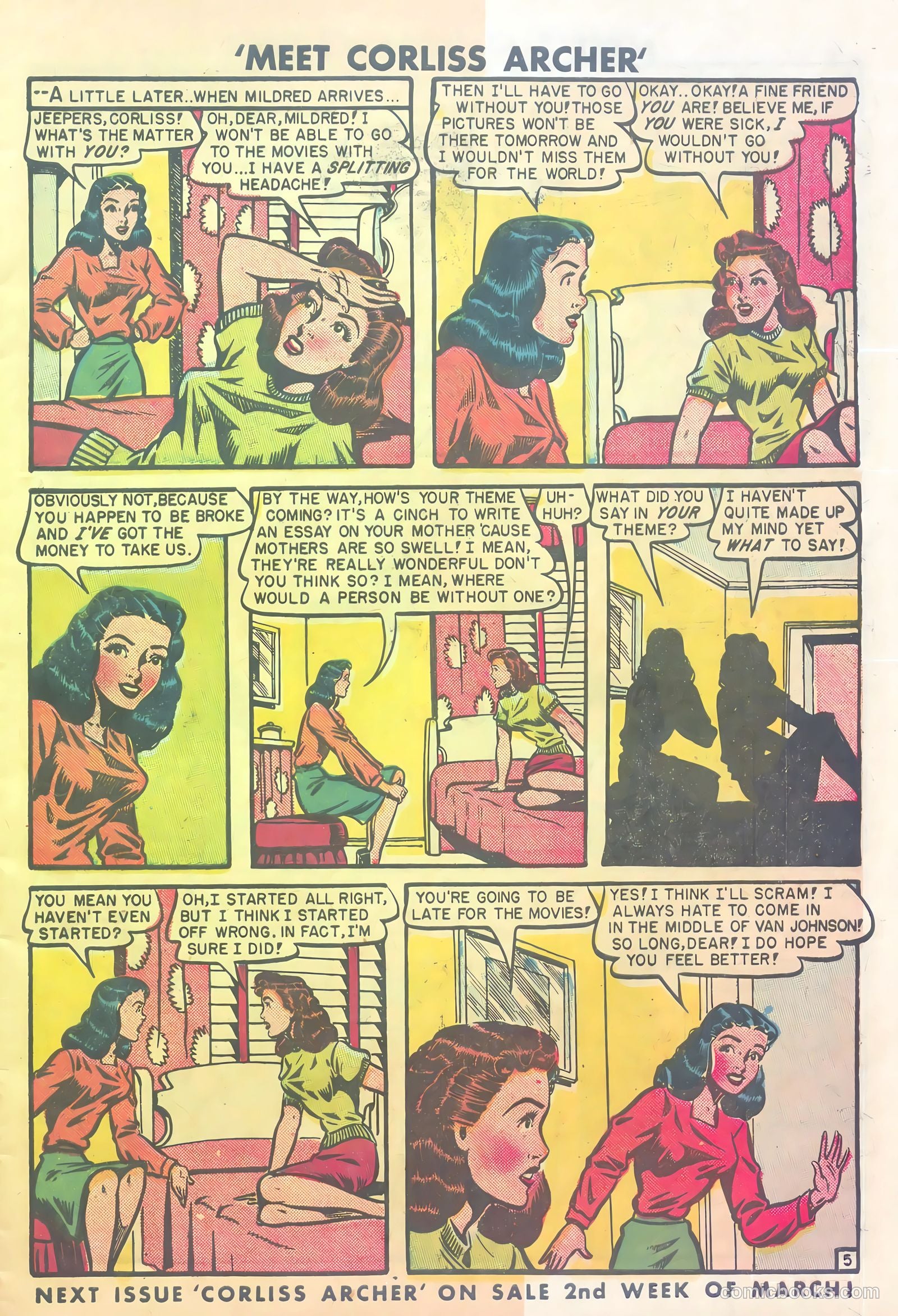Meet Corliss Archer #1 — page 7 of 36