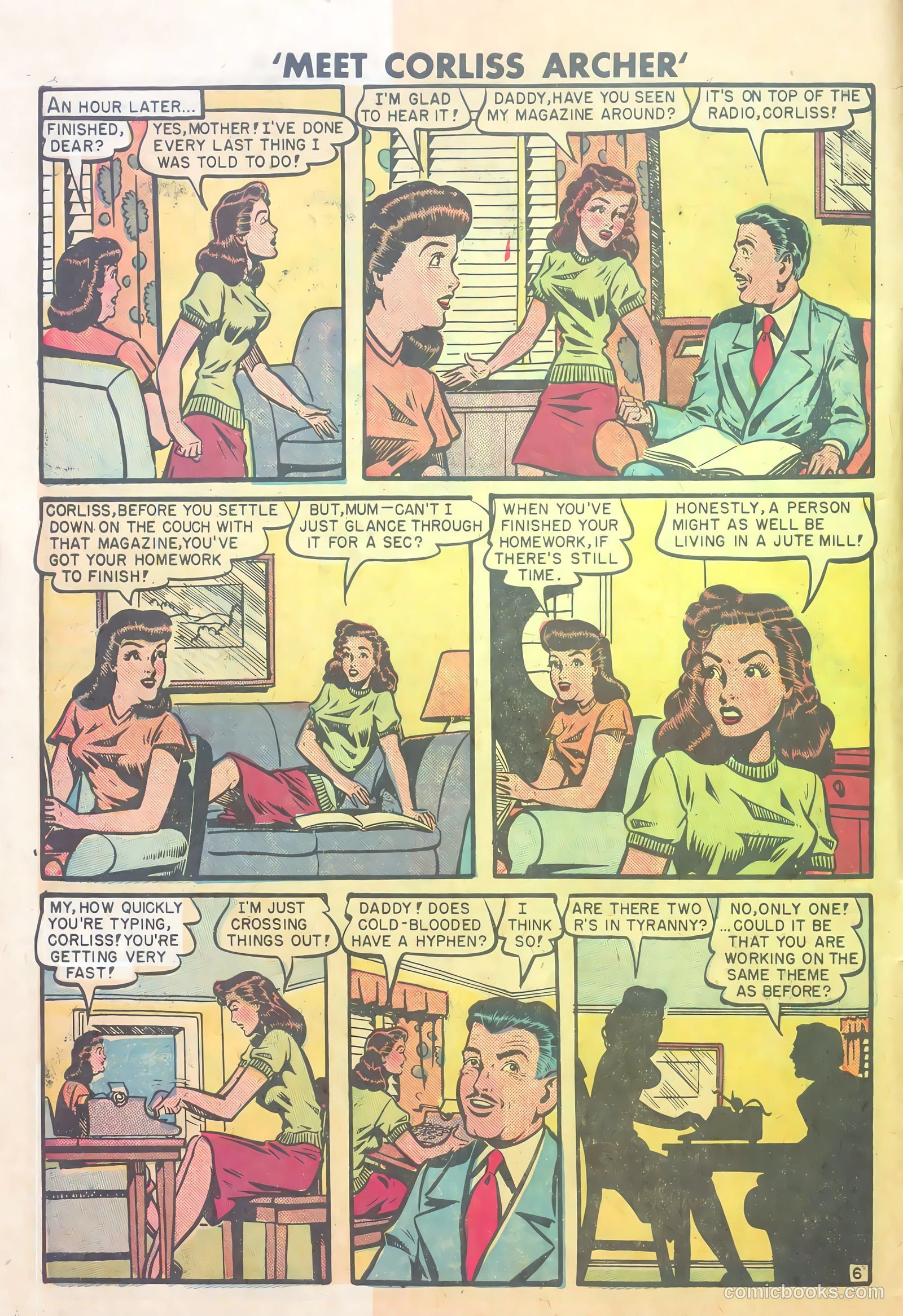 Meet Corliss Archer #1 — page 8 of 36