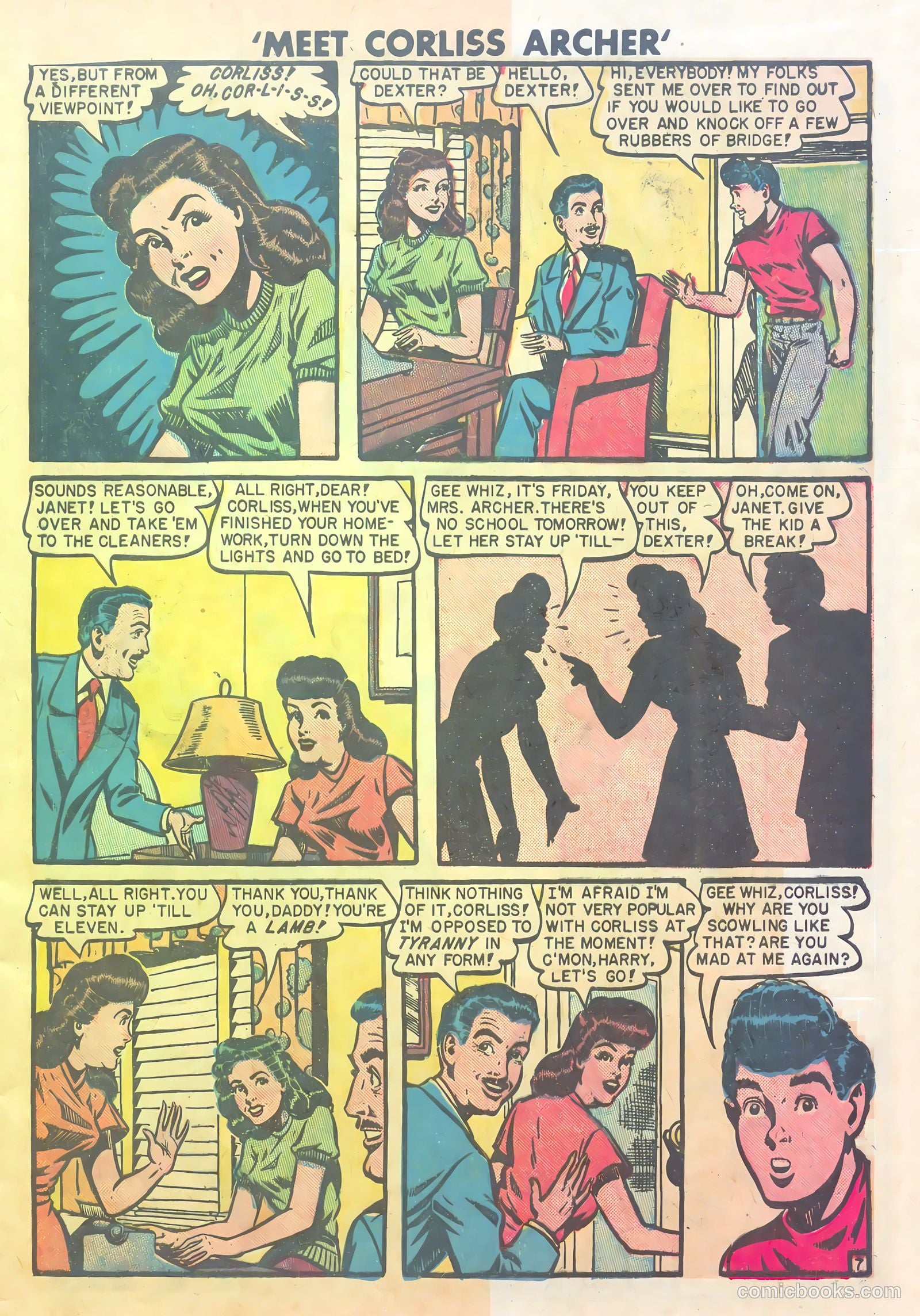 Meet Corliss Archer #1 — page 9 of 36