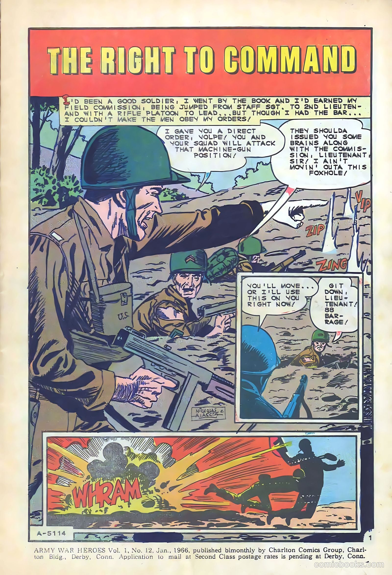 Army War Heroes #12 — page 3 of 36