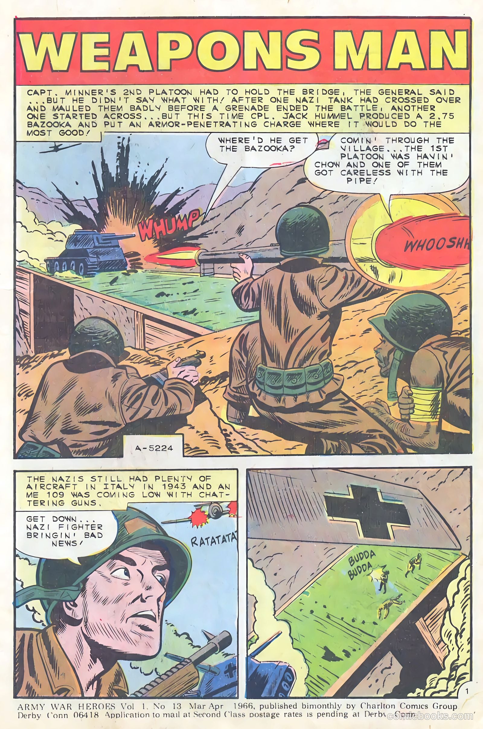 Army War Heroes #13 — page 3 of 36