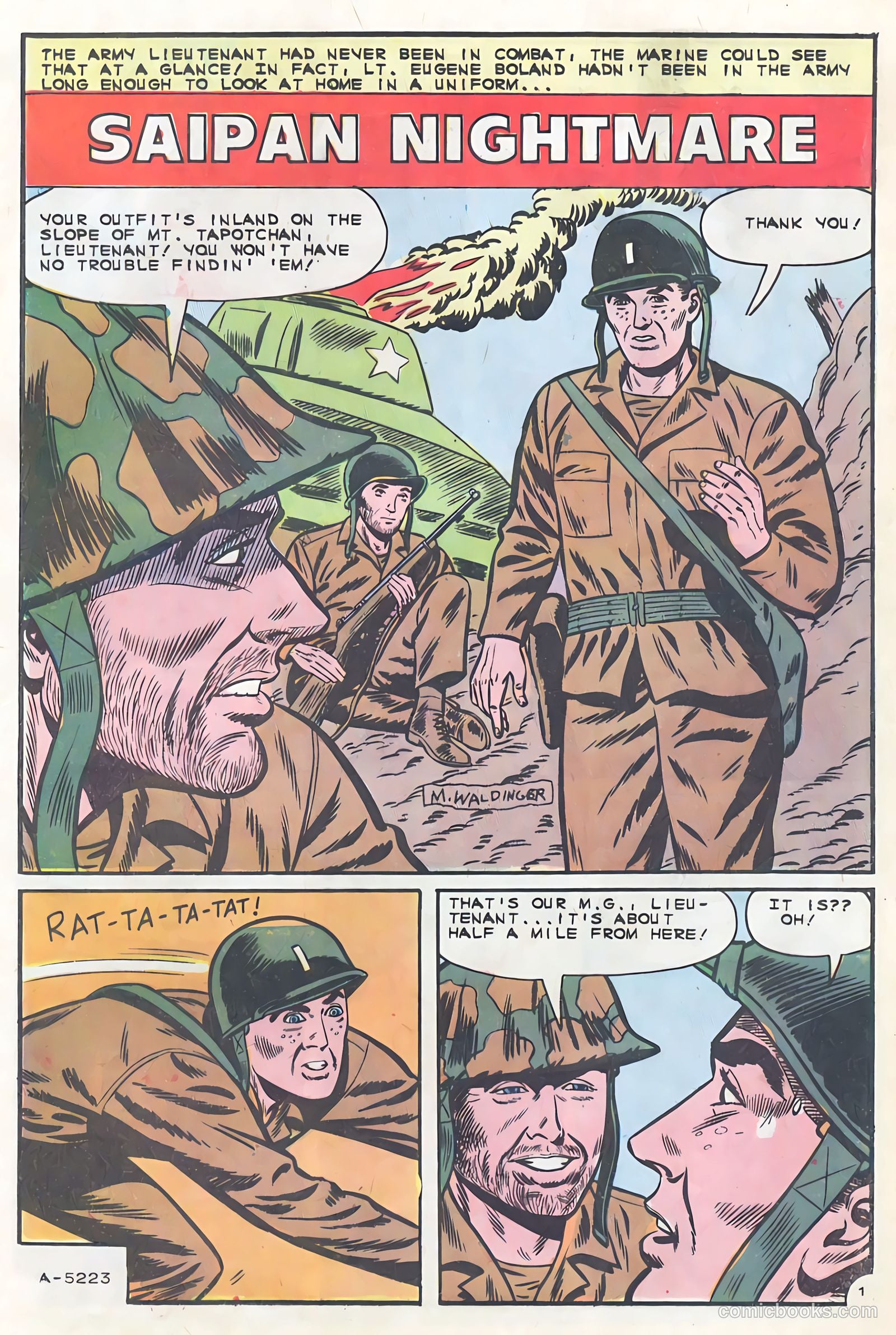 Army War Heroes #13 — page 25 of 36