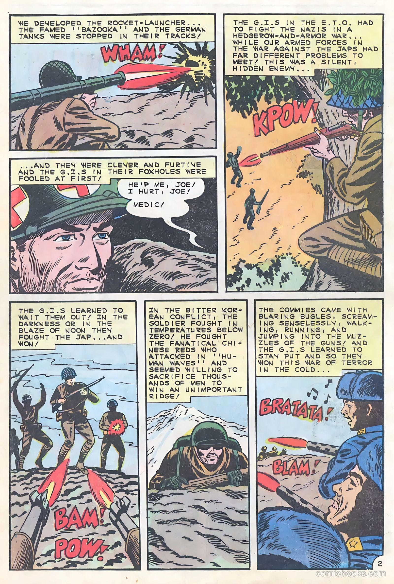 Army War Heroes #13 — page 32 of 36