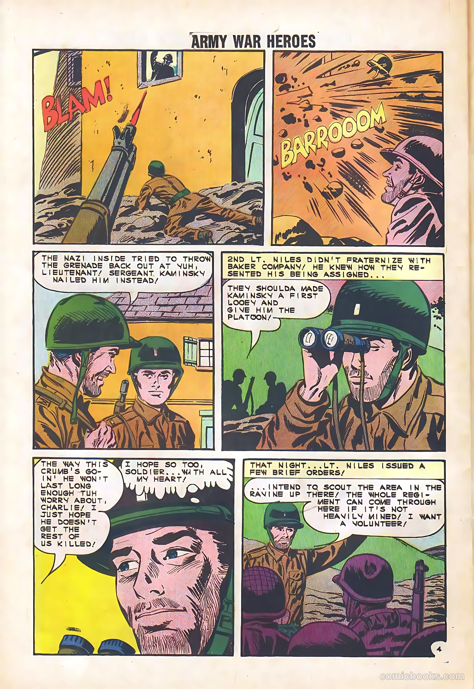 Army War Heroes #4 — page 30 of 36