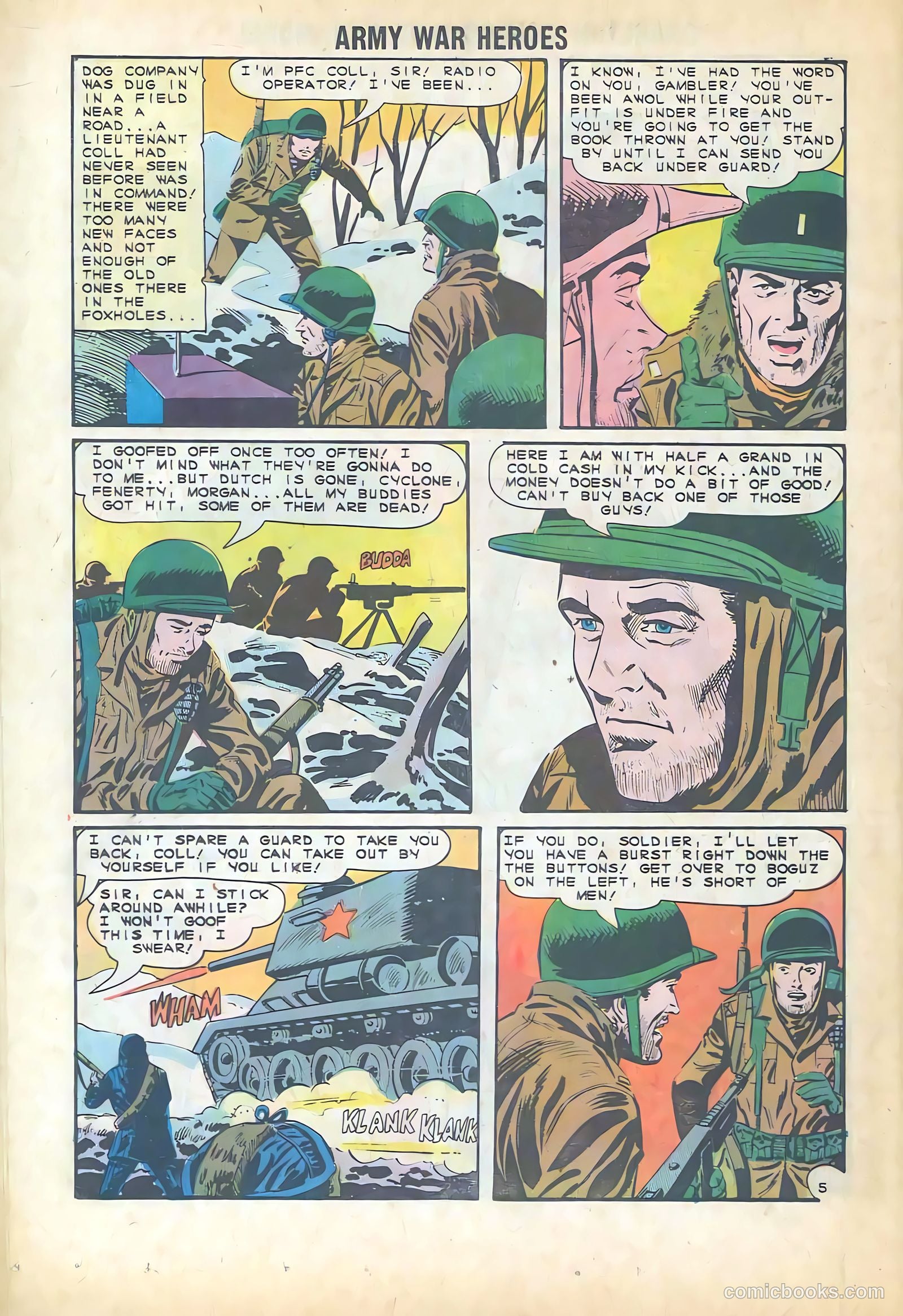 Army War Heroes #5 — page 18 of 36