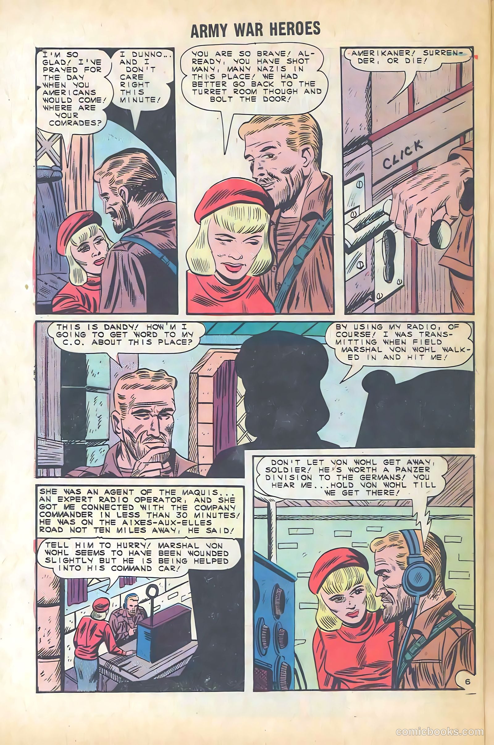 Army War Heroes #5 — page 32 of 36