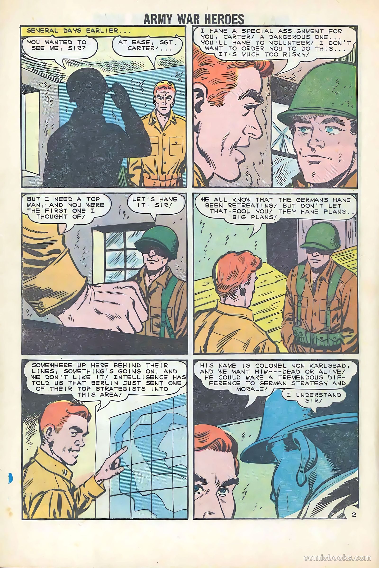 Army War Heroes #6 — page 4 of 36
