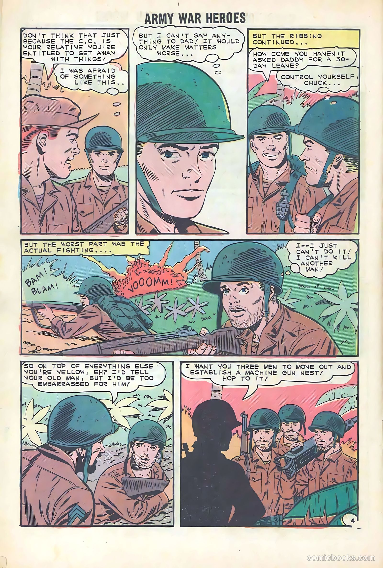 Army War Heroes #6 — page 32 of 36