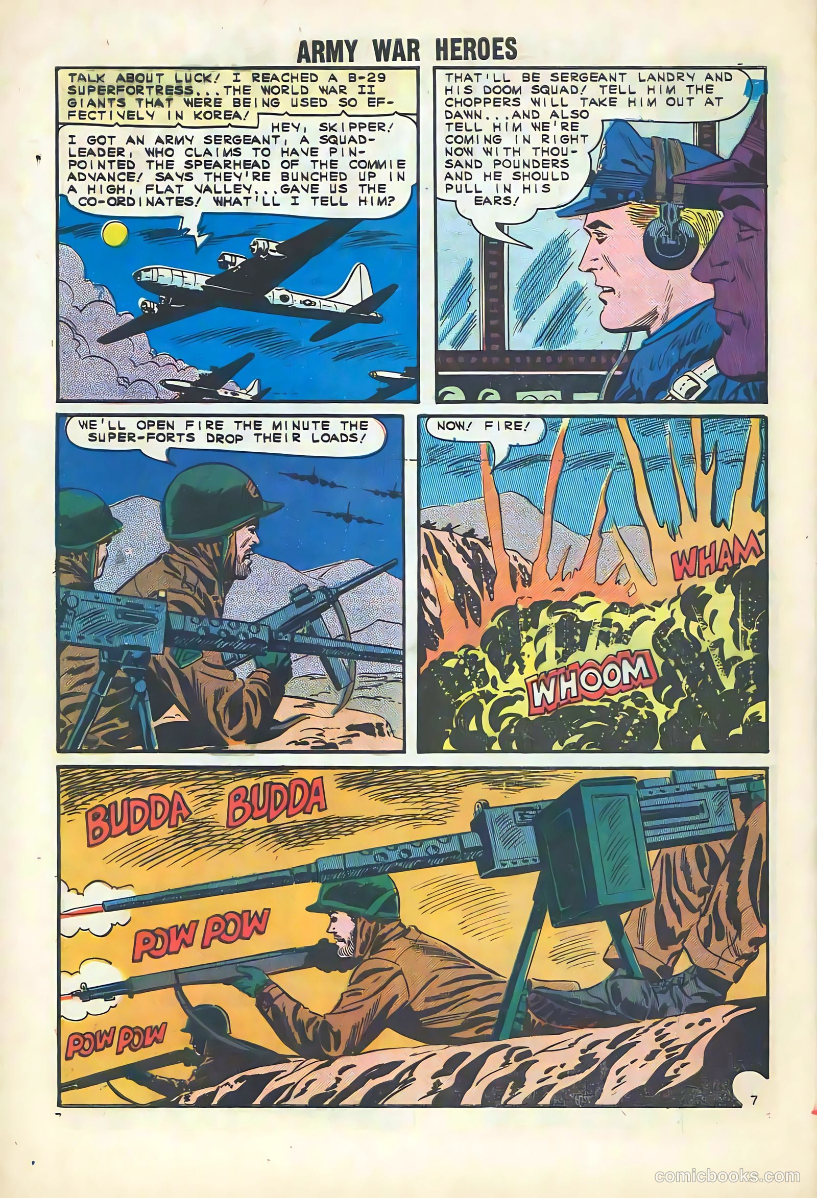 Army War Heroes #7 — page 32 of 36