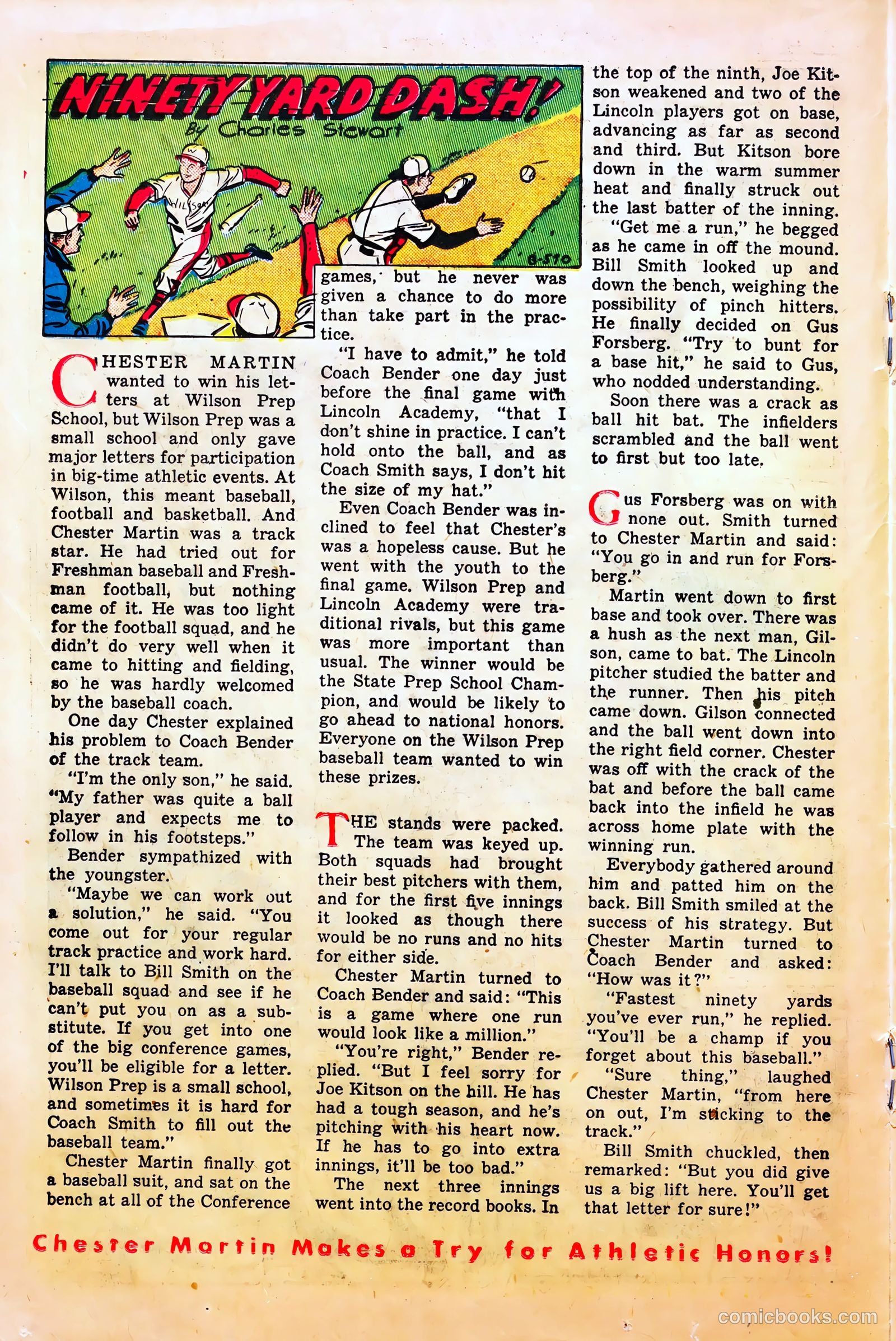 Mel Allen Sports Comics #6 — page 18 of 36