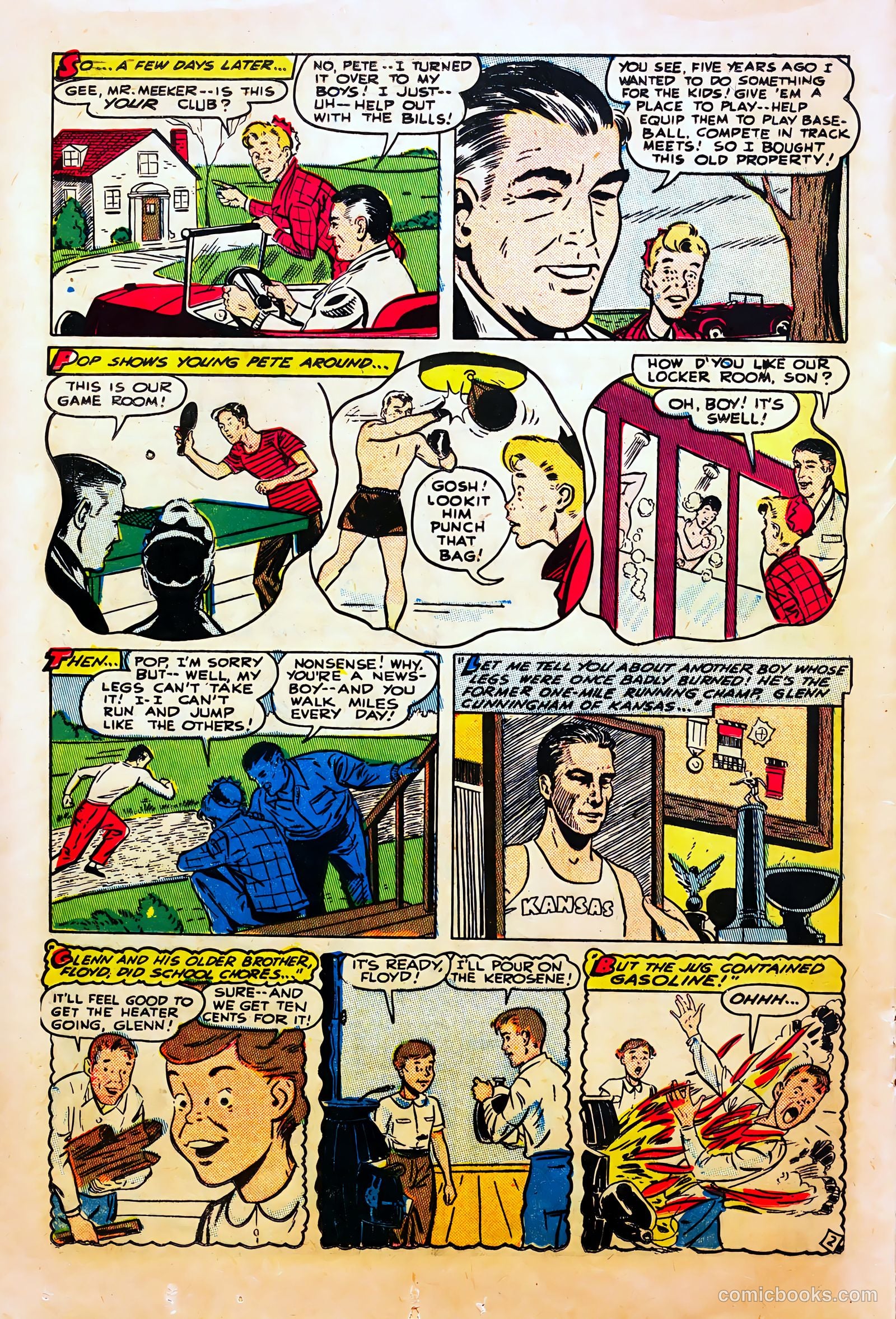 Mel Allen Sports Comics #6 — page 20 of 36