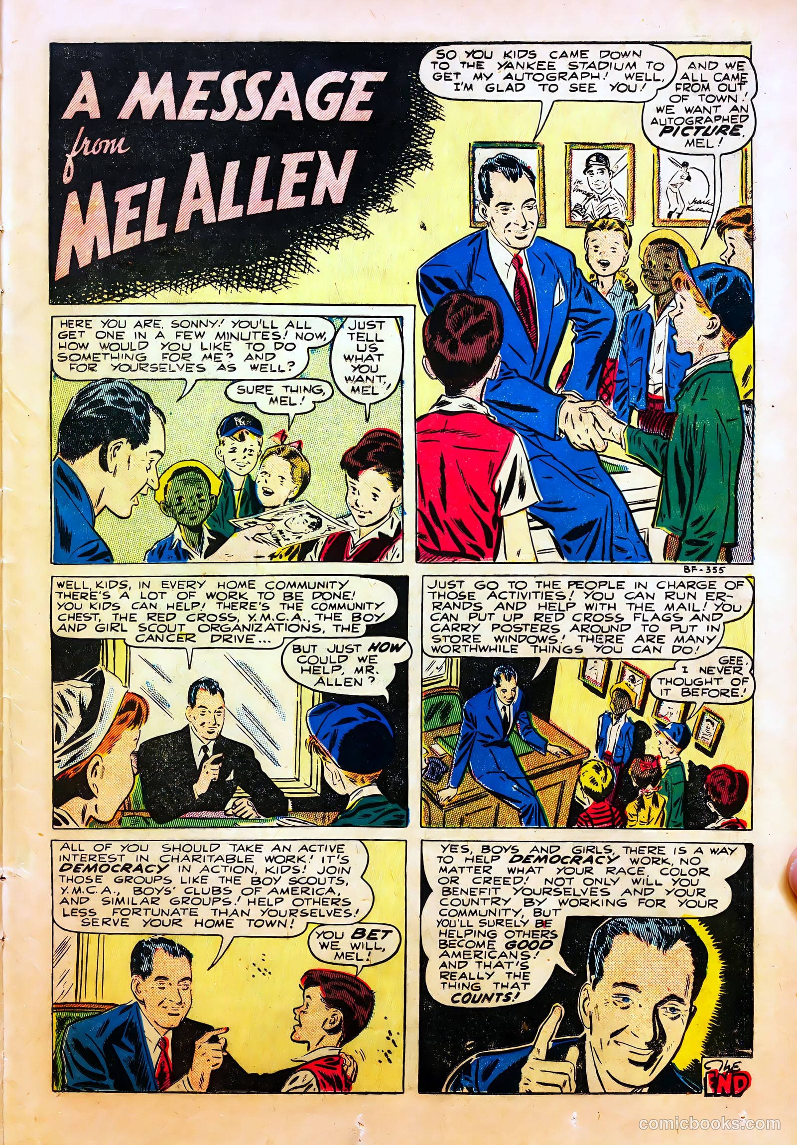 Mel Allen Sports Comics #6 — page 25 of 36