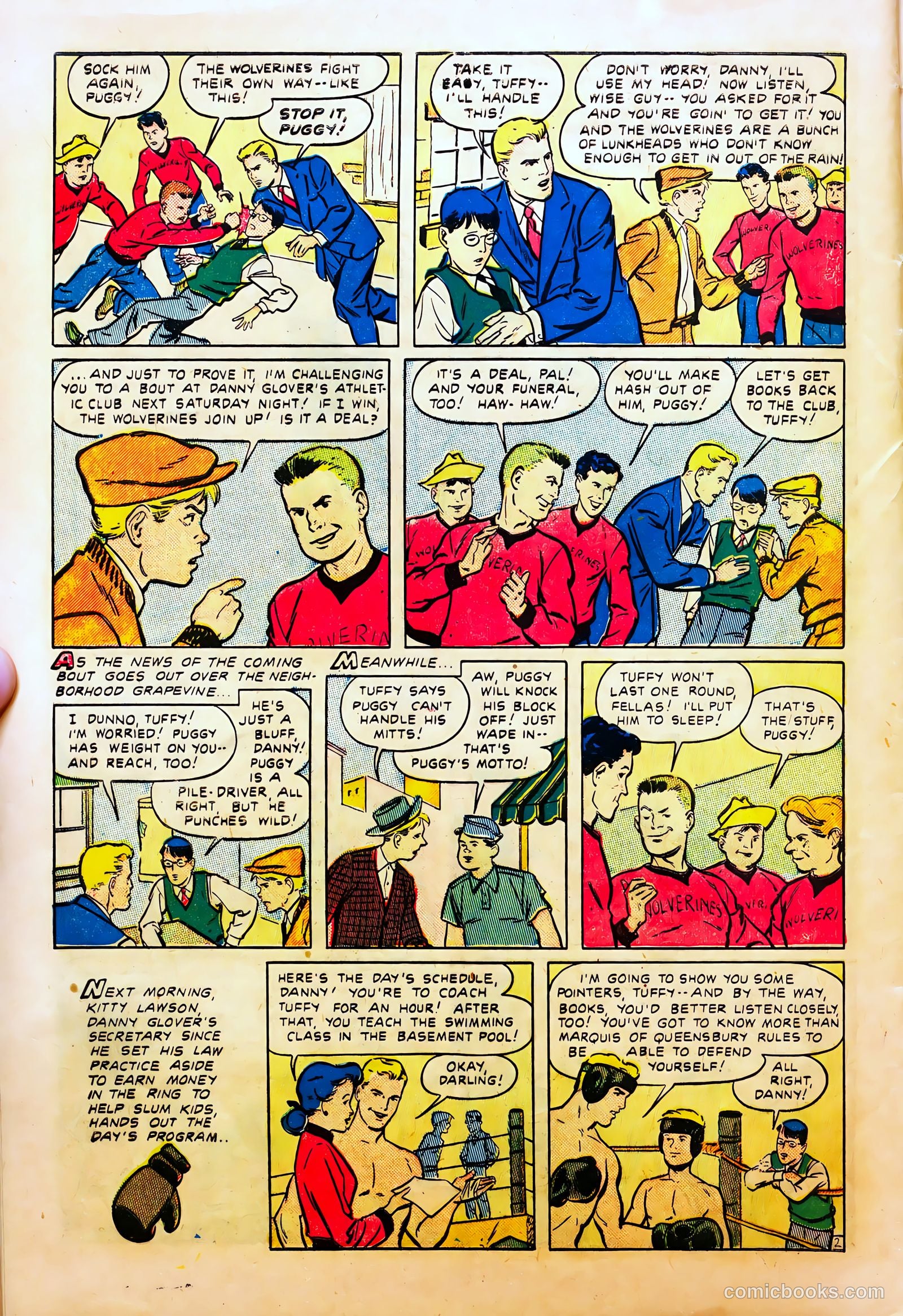 Mel Allen Sports Comics #6 — page 28 of 36