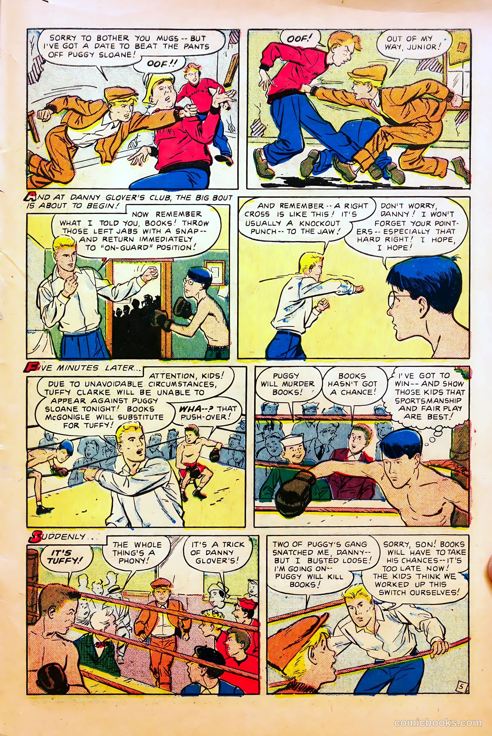 Mel Allen Sports Comics #6 — page 31 of 36