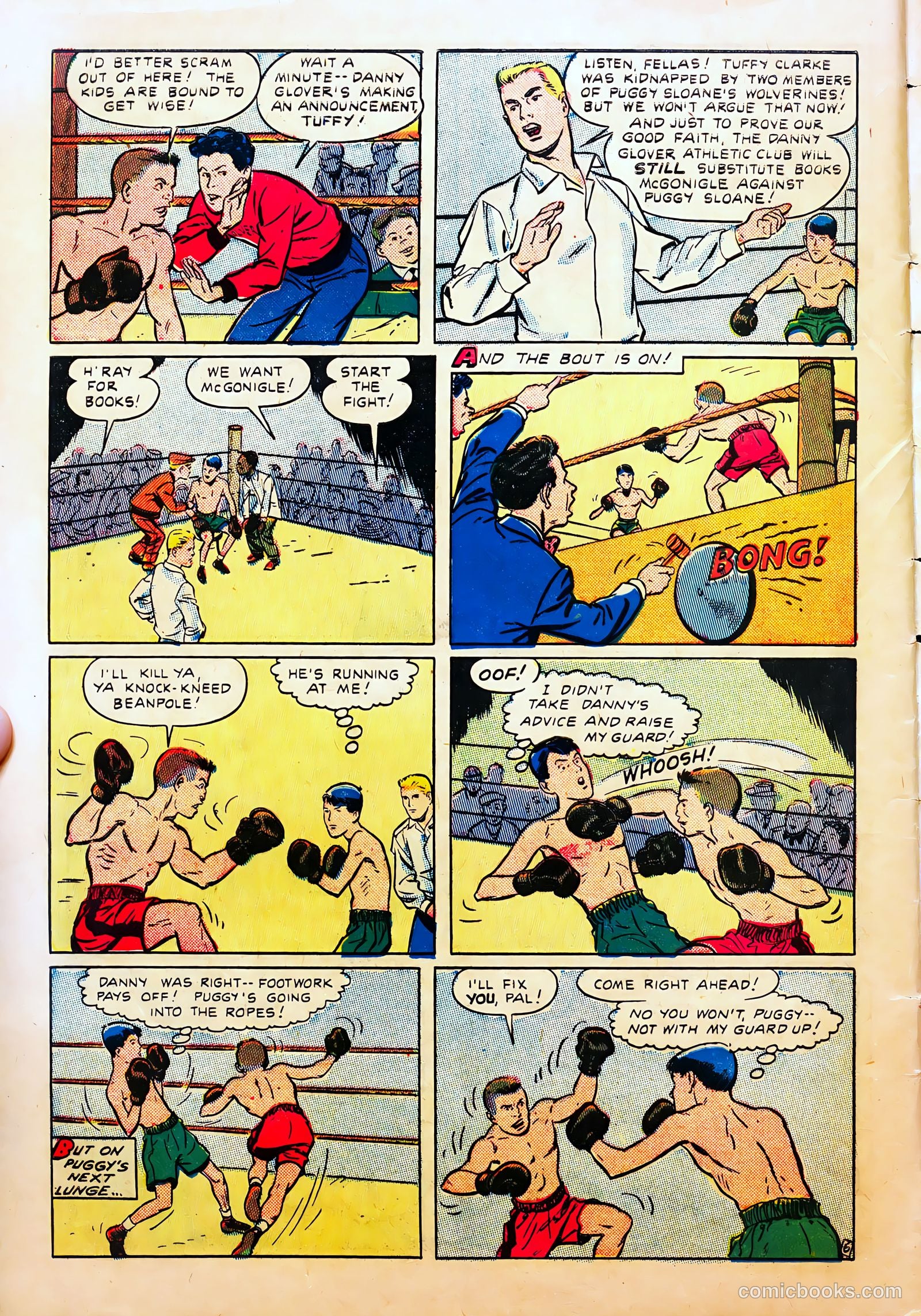 Mel Allen Sports Comics #6 — page 32 of 36
