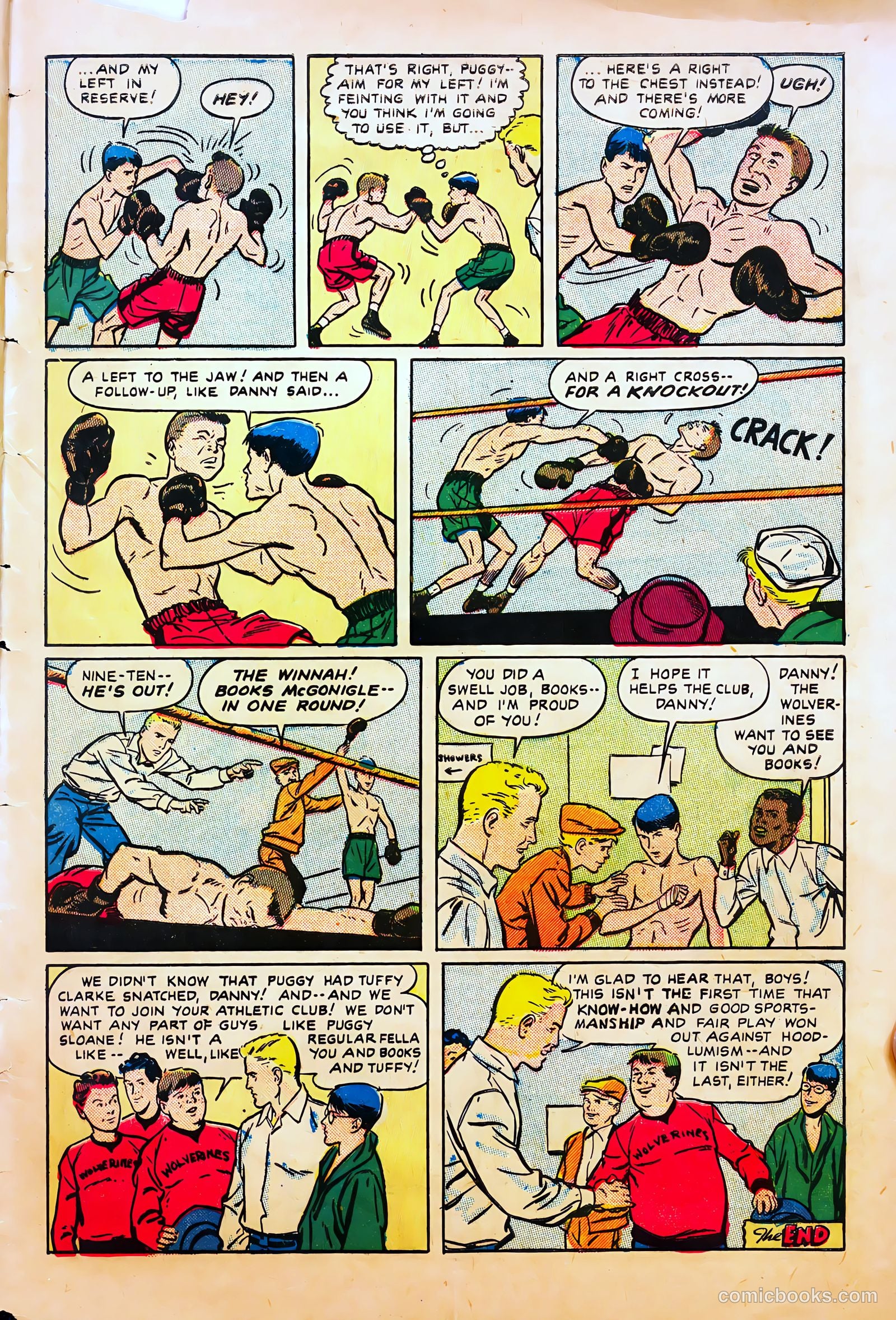 Mel Allen Sports Comics #6 — page 33 of 36