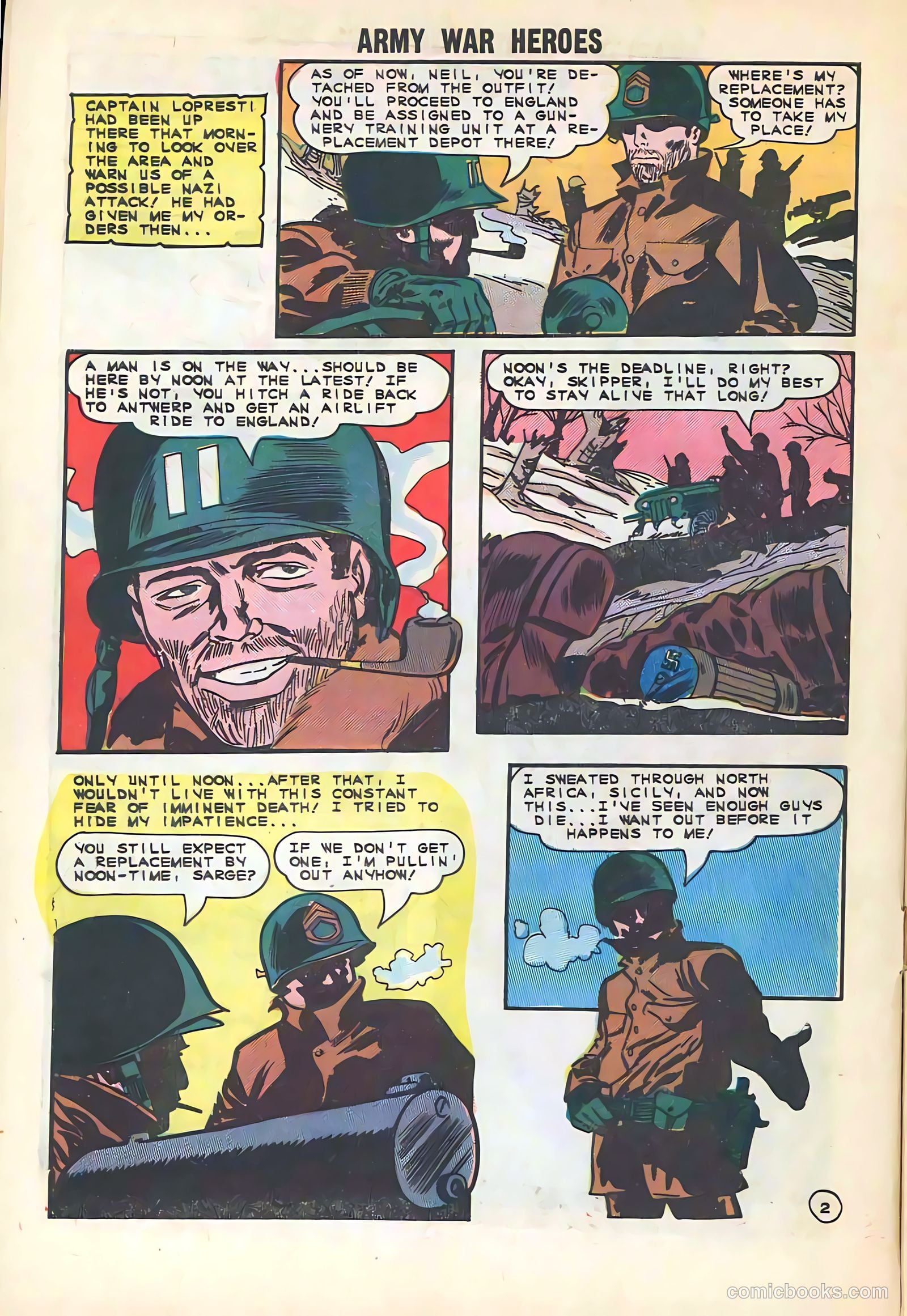 Army War Heroes #8 — page 4 of 36