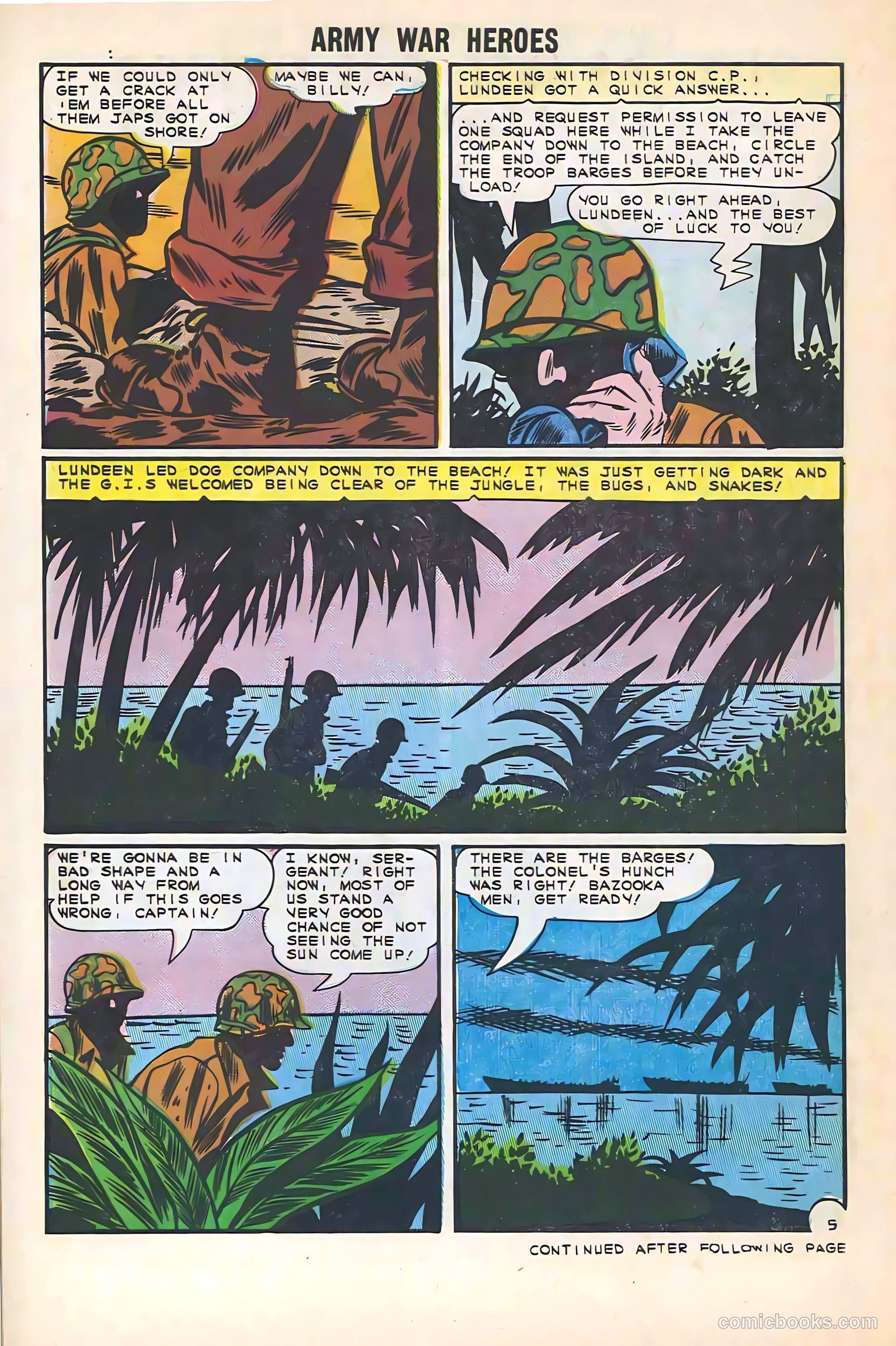 Army War Heroes #8 — page 30 of 36