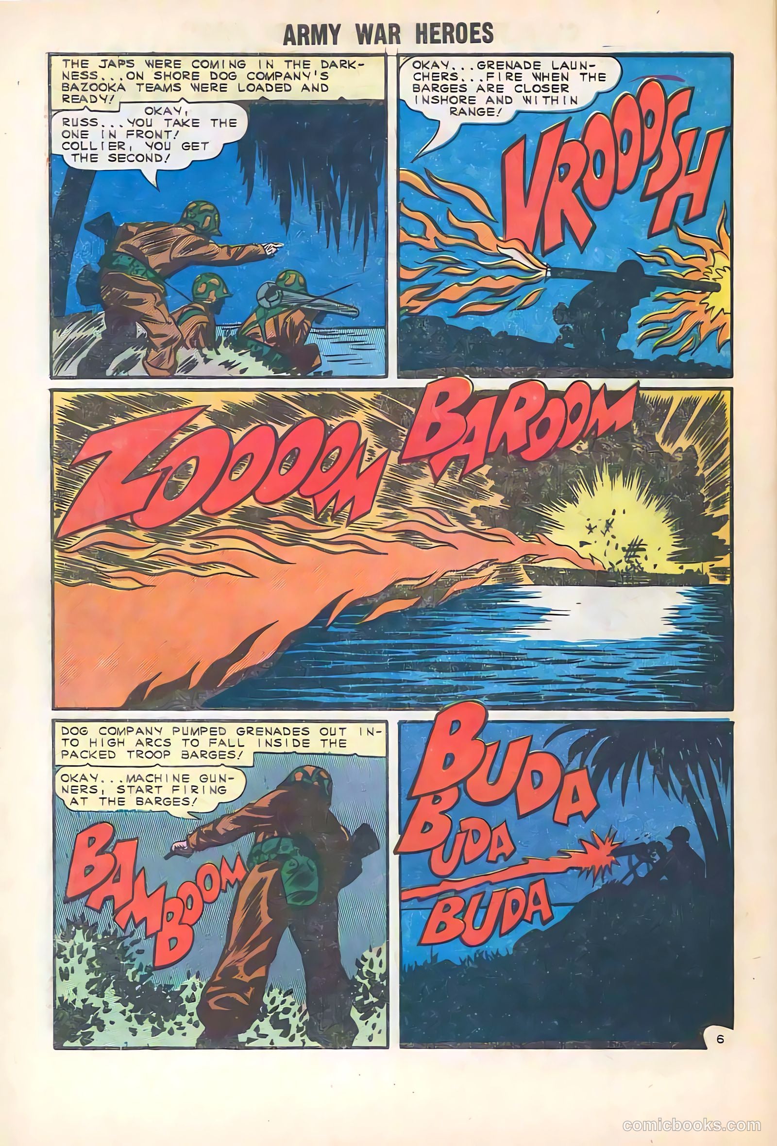 Army War Heroes #8 — page 32 of 36
