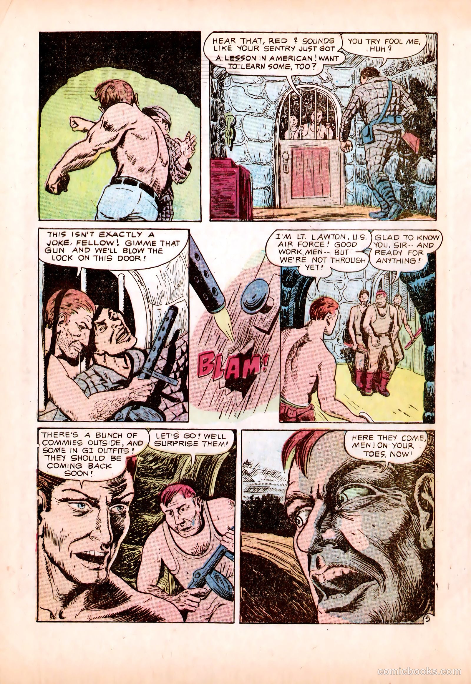 Men in Action #5 — page 32 of 36