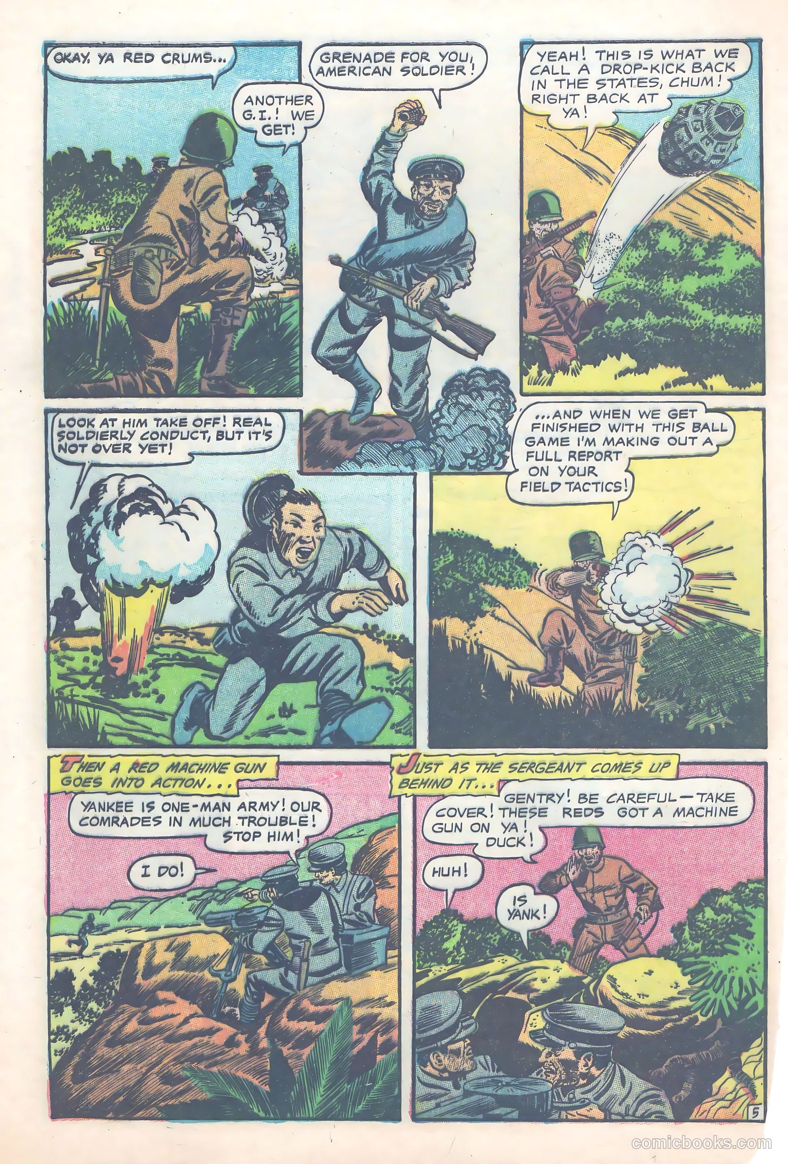 Men in Action #6 — page 32 of 36