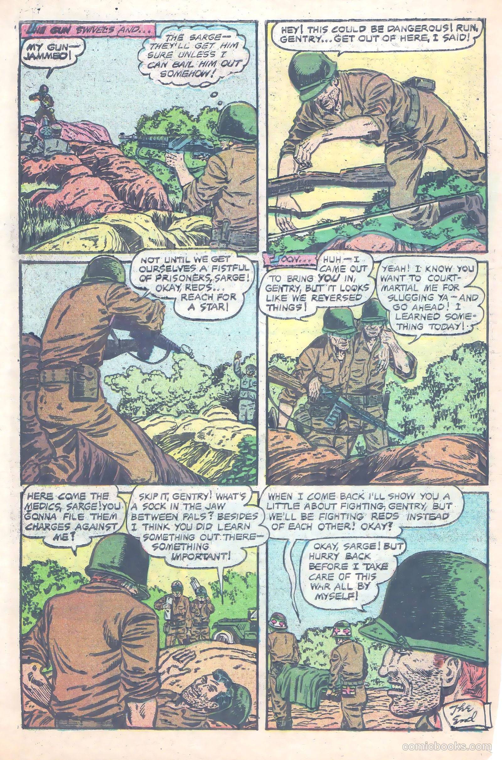Men in Action #6 — page 34 of 36