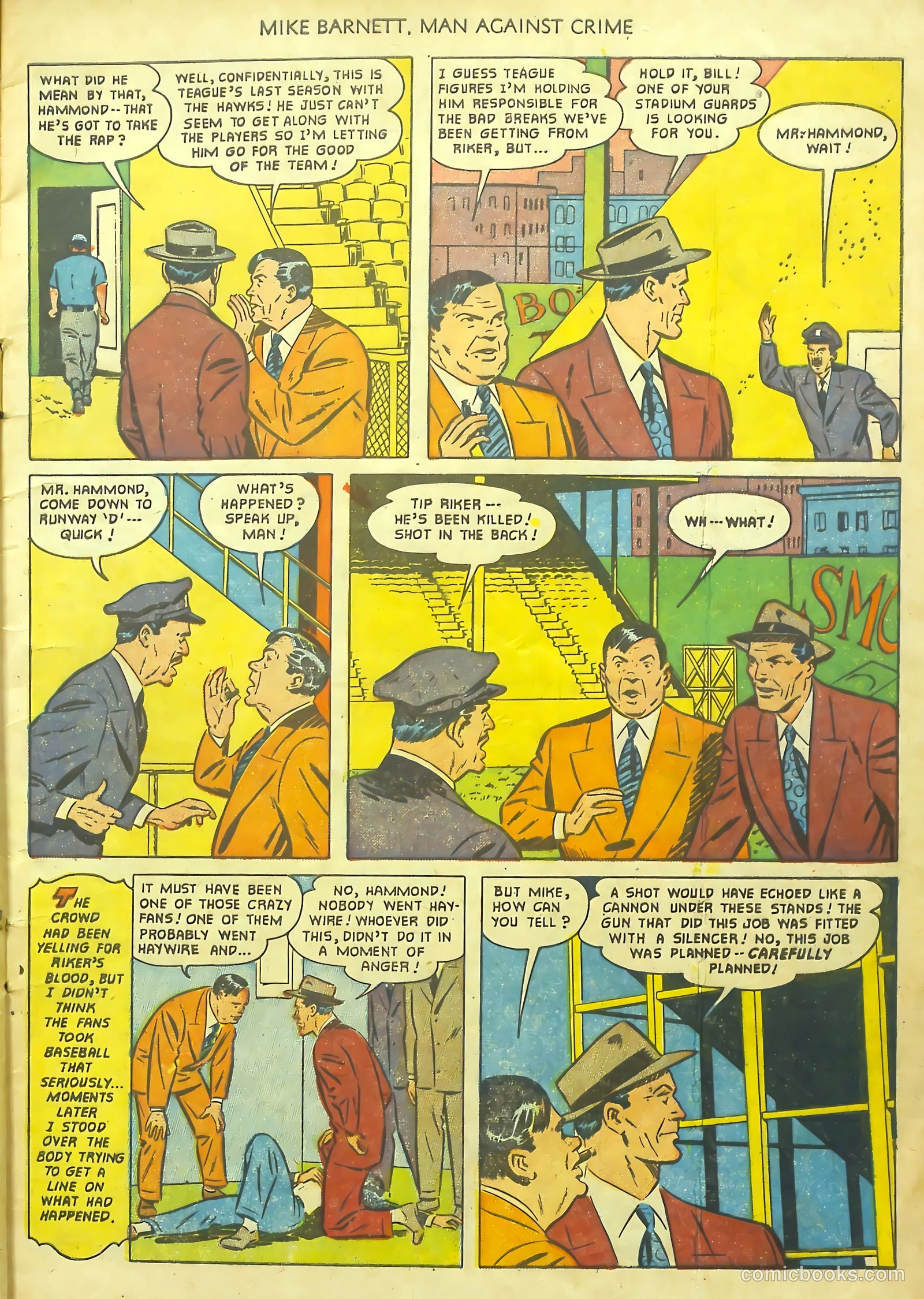 Mike Barnett, Man Against Crime #1 — page 5 of 36