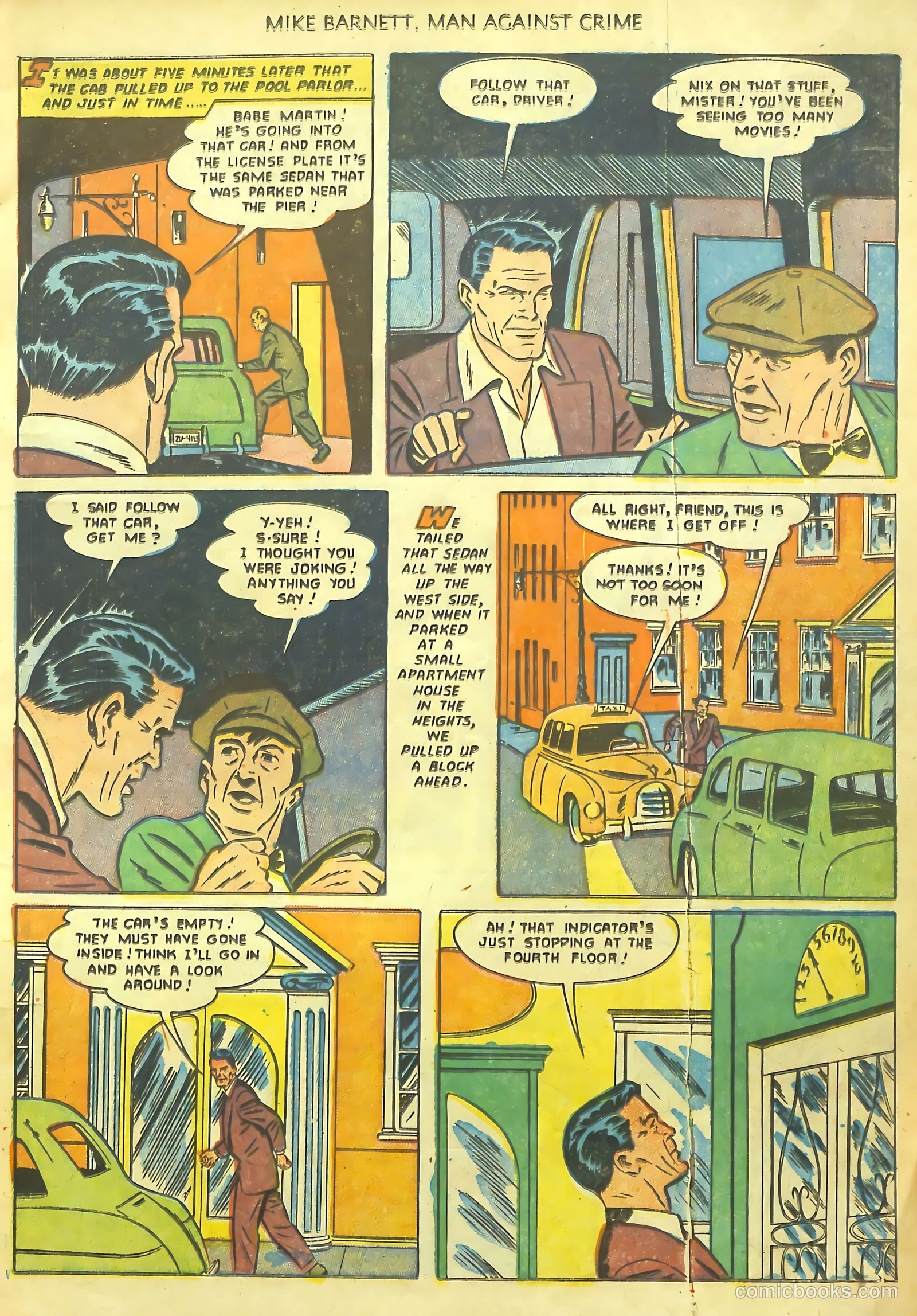 Mike Barnett, Man Against Crime #1 — page 11 of 36