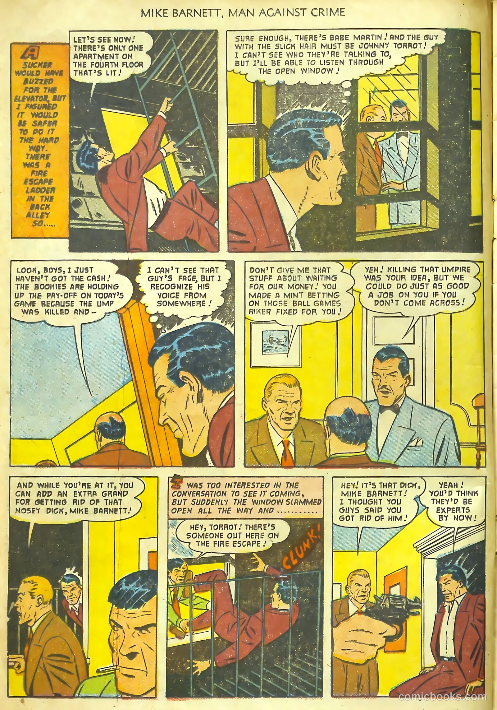 Mike Barnett, Man Against Crime #1 — page 12 of 36
