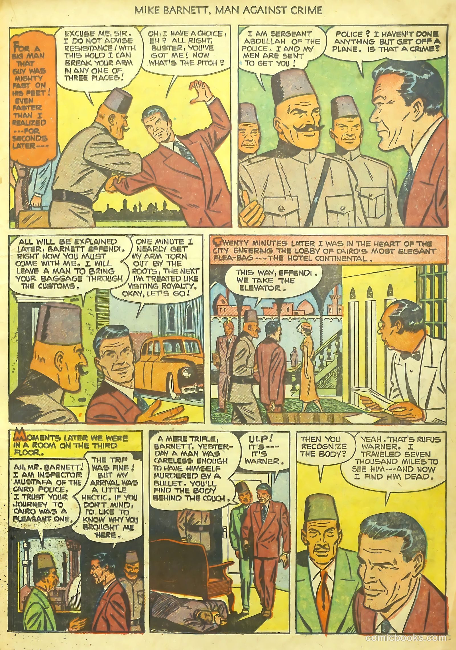 Mike Barnett, Man Against Crime #1 — page 19 of 36