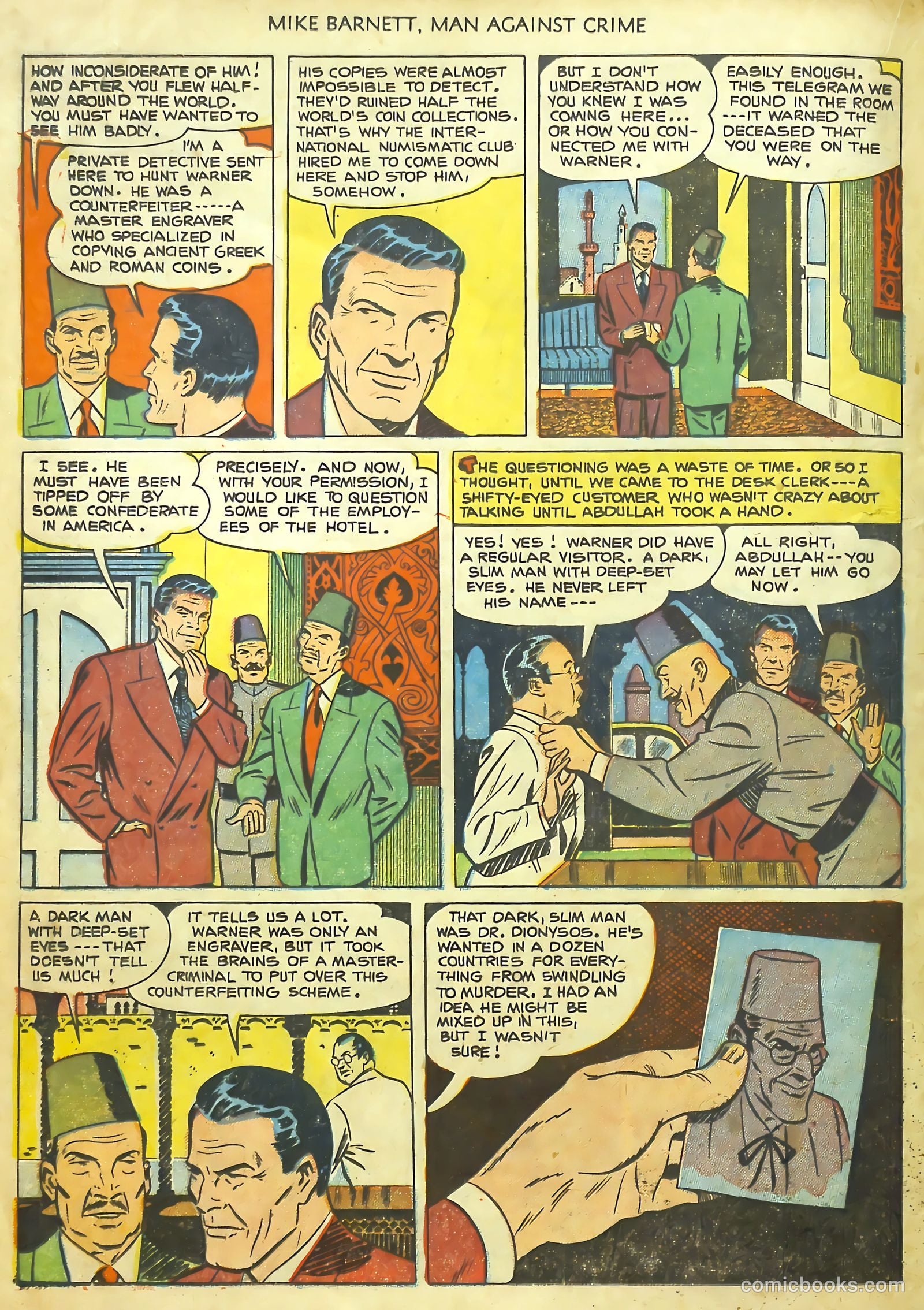 Mike Barnett, Man Against Crime #1 — page 20 of 36