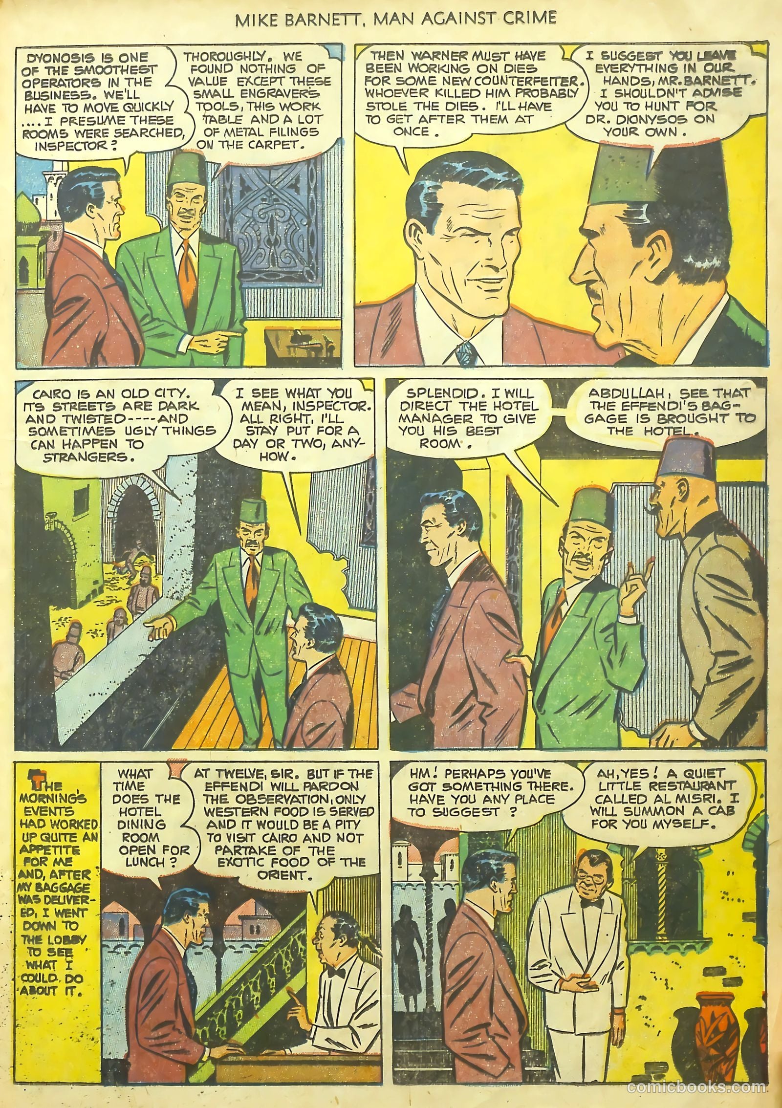 Mike Barnett, Man Against Crime #1 — page 21 of 36