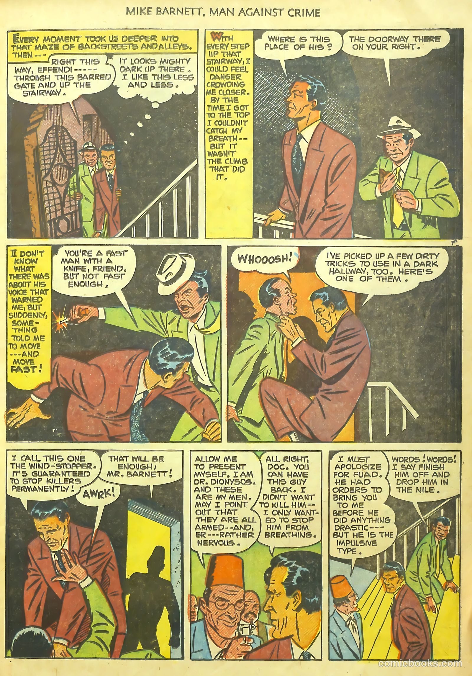 Mike Barnett, Man Against Crime #1 — page 23 of 36